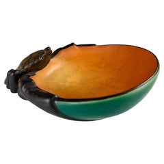 Vassoio / ciotola per cenere Art Nouveau danese realizzato a mano da Georg Jensen per Ipsen Enke