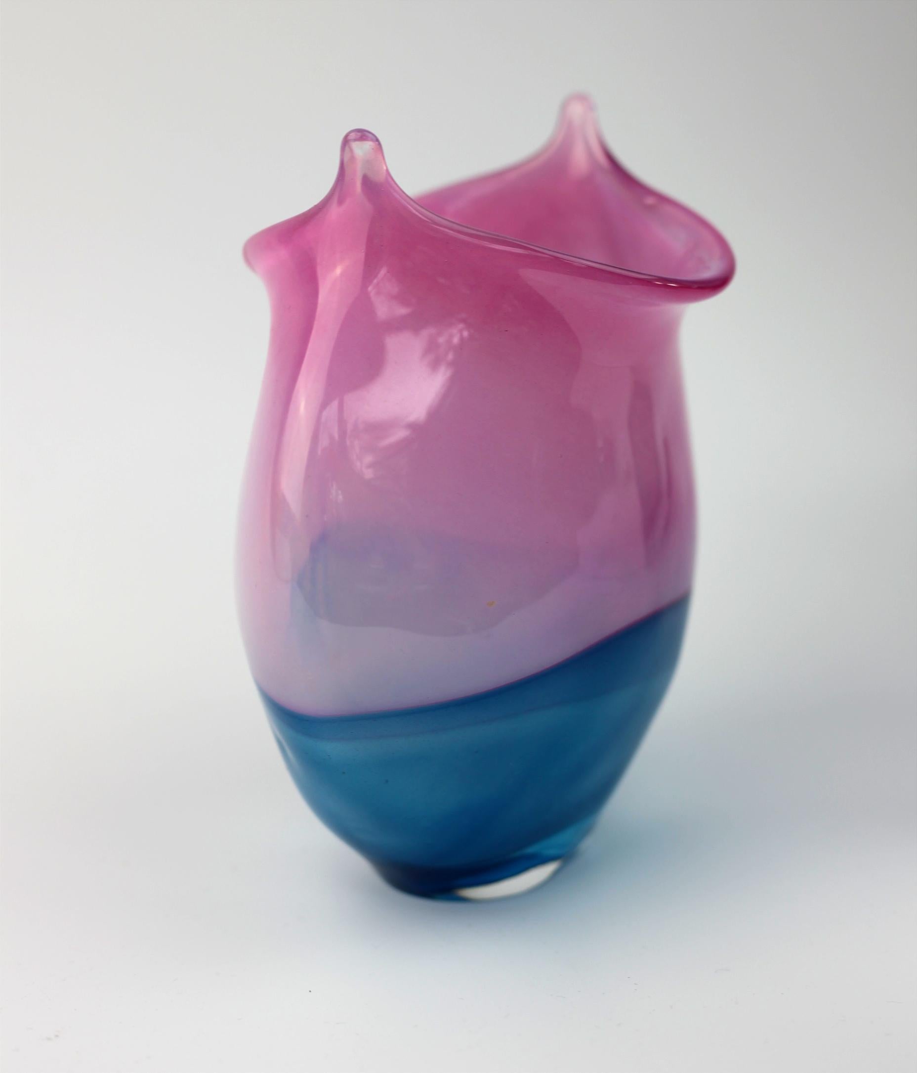 Mid-Century Modern Mid-Century Handmade Scandinavian Modernist Vase by Per Rene Larsen For Sale