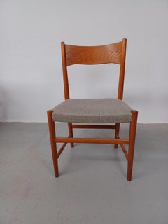 Danish Hans J. Wegner City Hall Oak Dining Chair