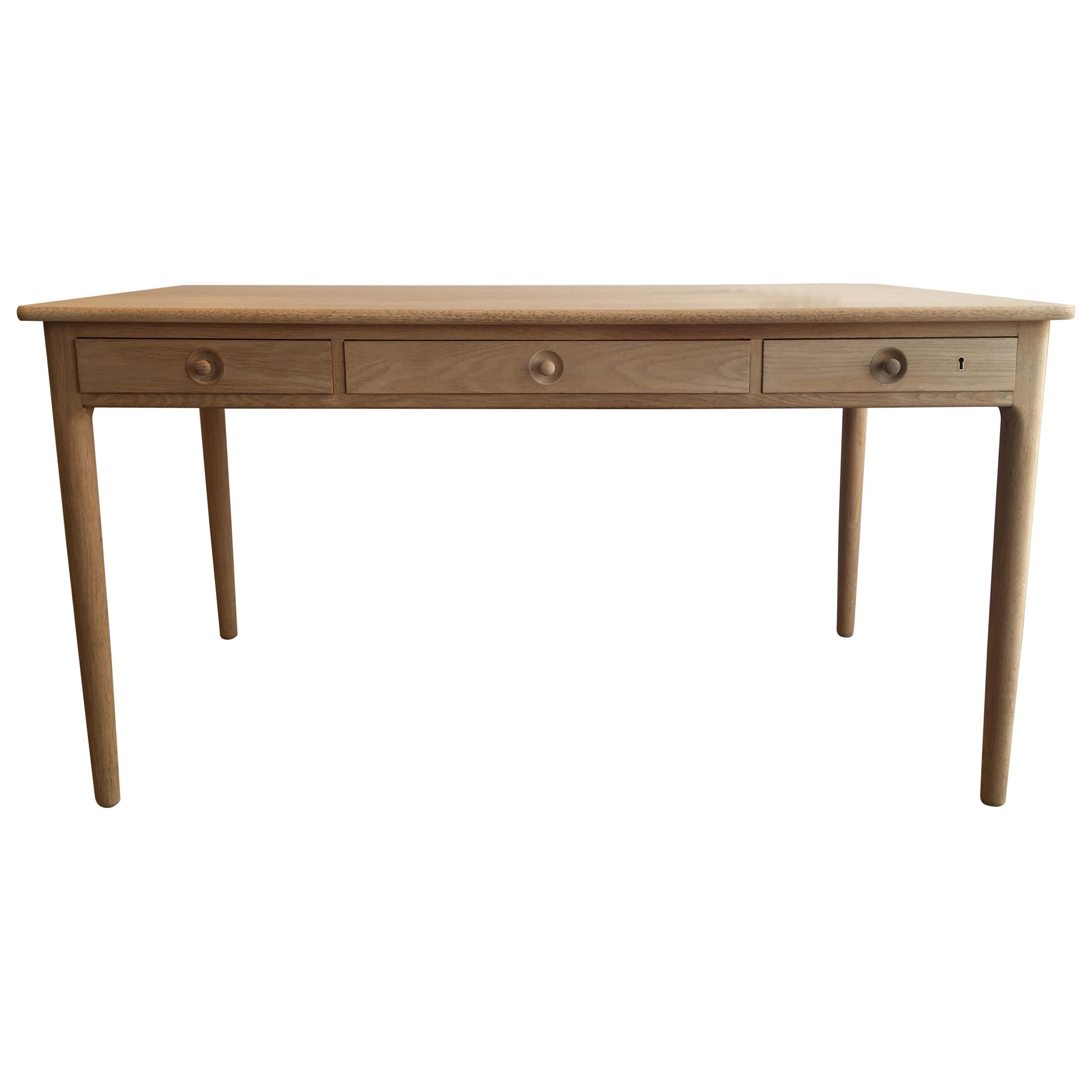 Danish Hans J. Wegner Desk AT 305 in Oak Made by Andreas Tuck For Sale
