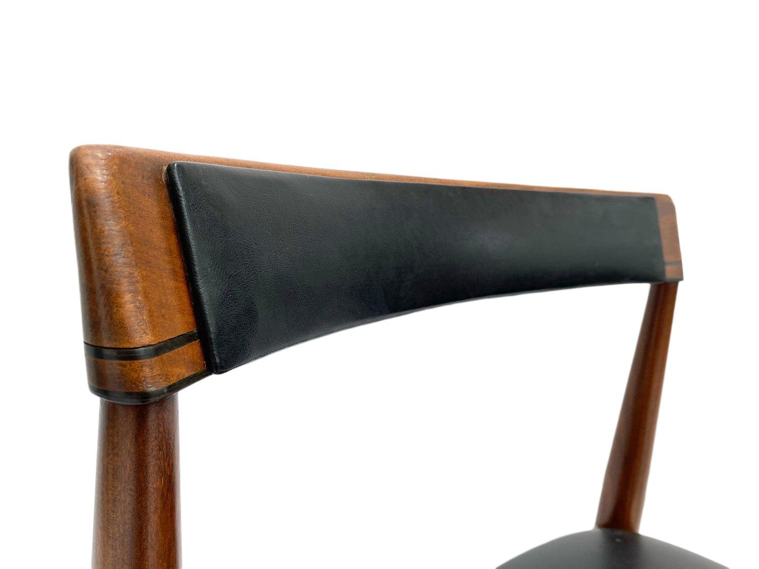 Mid-Century Modern Danish Hans Olsen for Frem Røjle 'Roundette' Series Teak Dining Table and Chairs