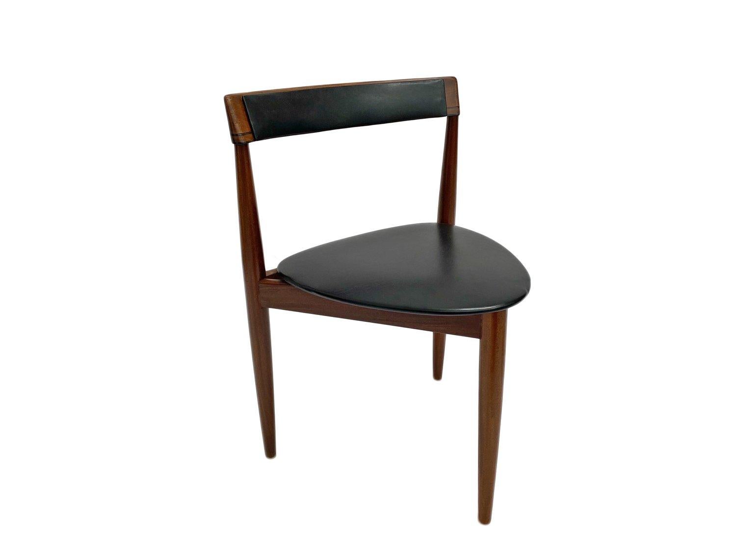 Polished Danish Hans Olsen for Frem Røjle 'Roundette' Series Teak Dining Table and Chairs