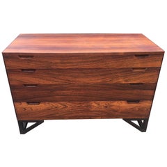 Danish Hardwood Chest of Drawers by Svend Langkilde for Langkilde Mobler