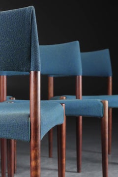Chaise de salle à manger danoise en bois de feuillus par Ejner Larsen & Aksel Bender-Madsen