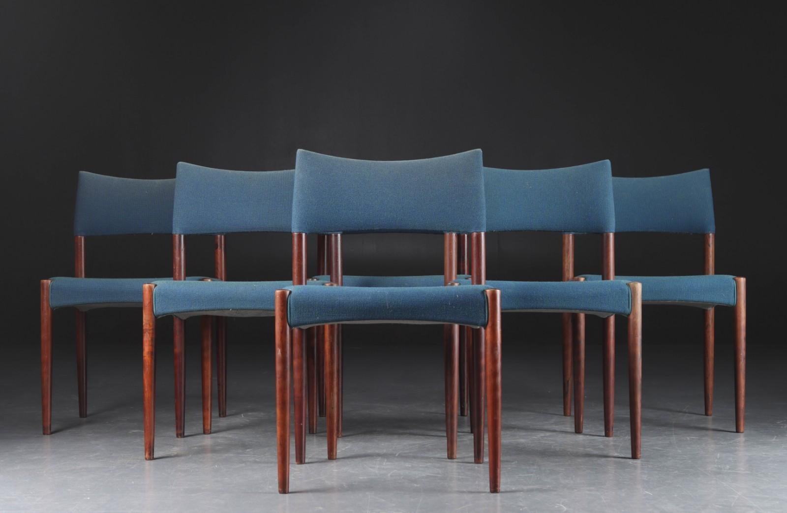 Mid-20th Century Danish Hardwood Dining Chair by Ejner Larsen & Aksel Bender-Madsen For Sale