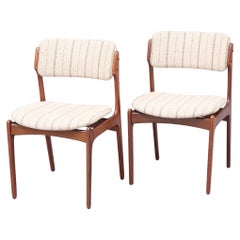 Sillas de comedor danesas de madera dura OD-49 de Erik Buch