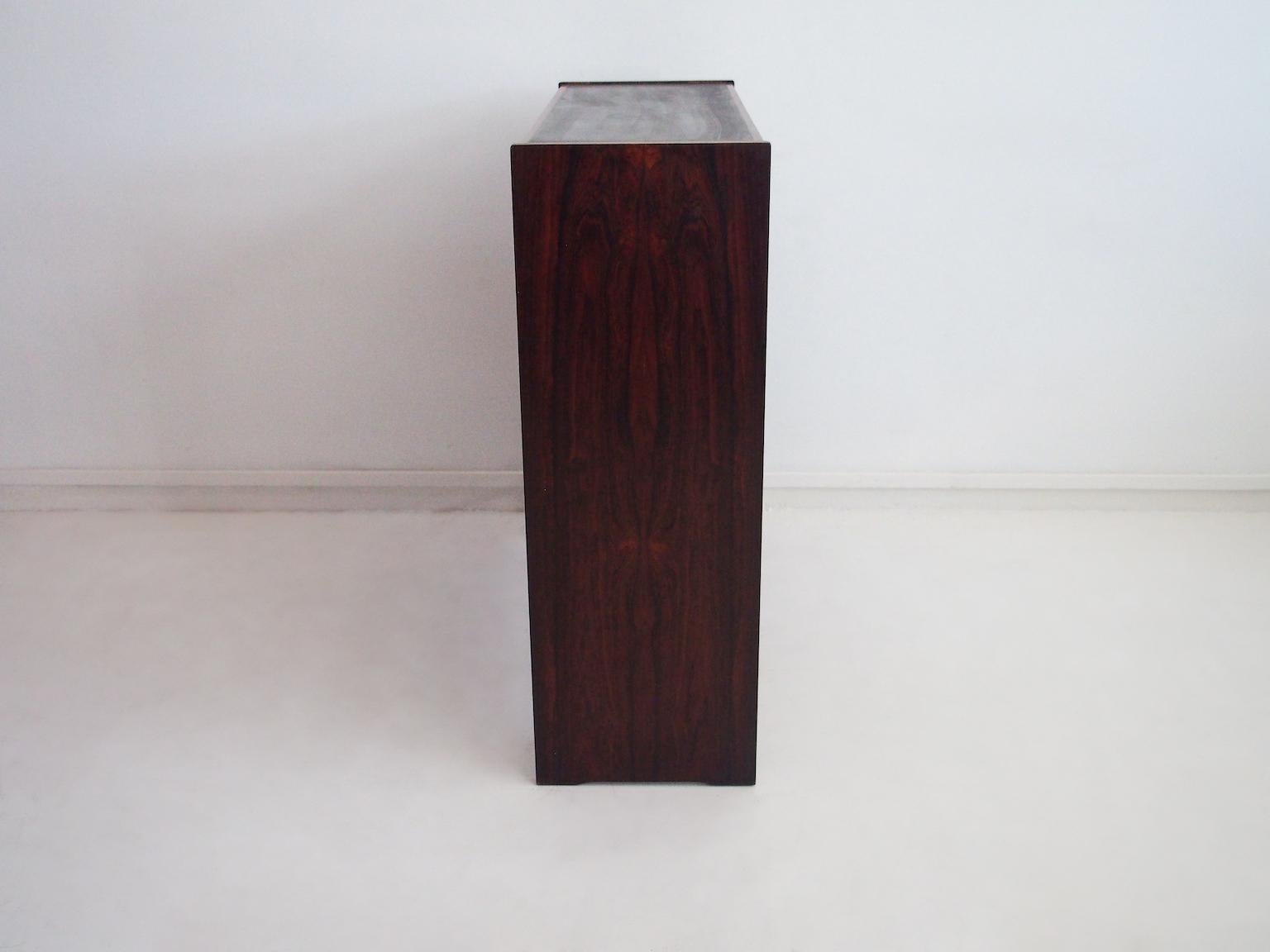 Danish Hardwood Dry Bar by Erik Buch For Sale 5