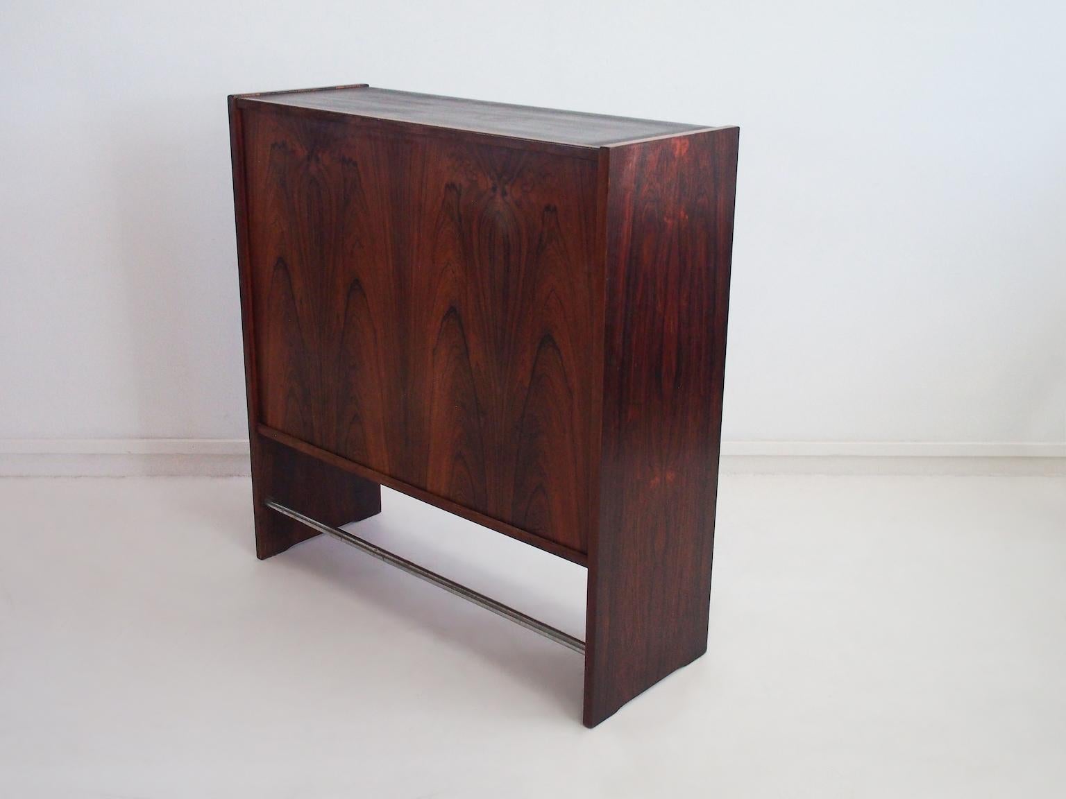 Danish Hardwood Dry Bar by Erik Buch For Sale 6