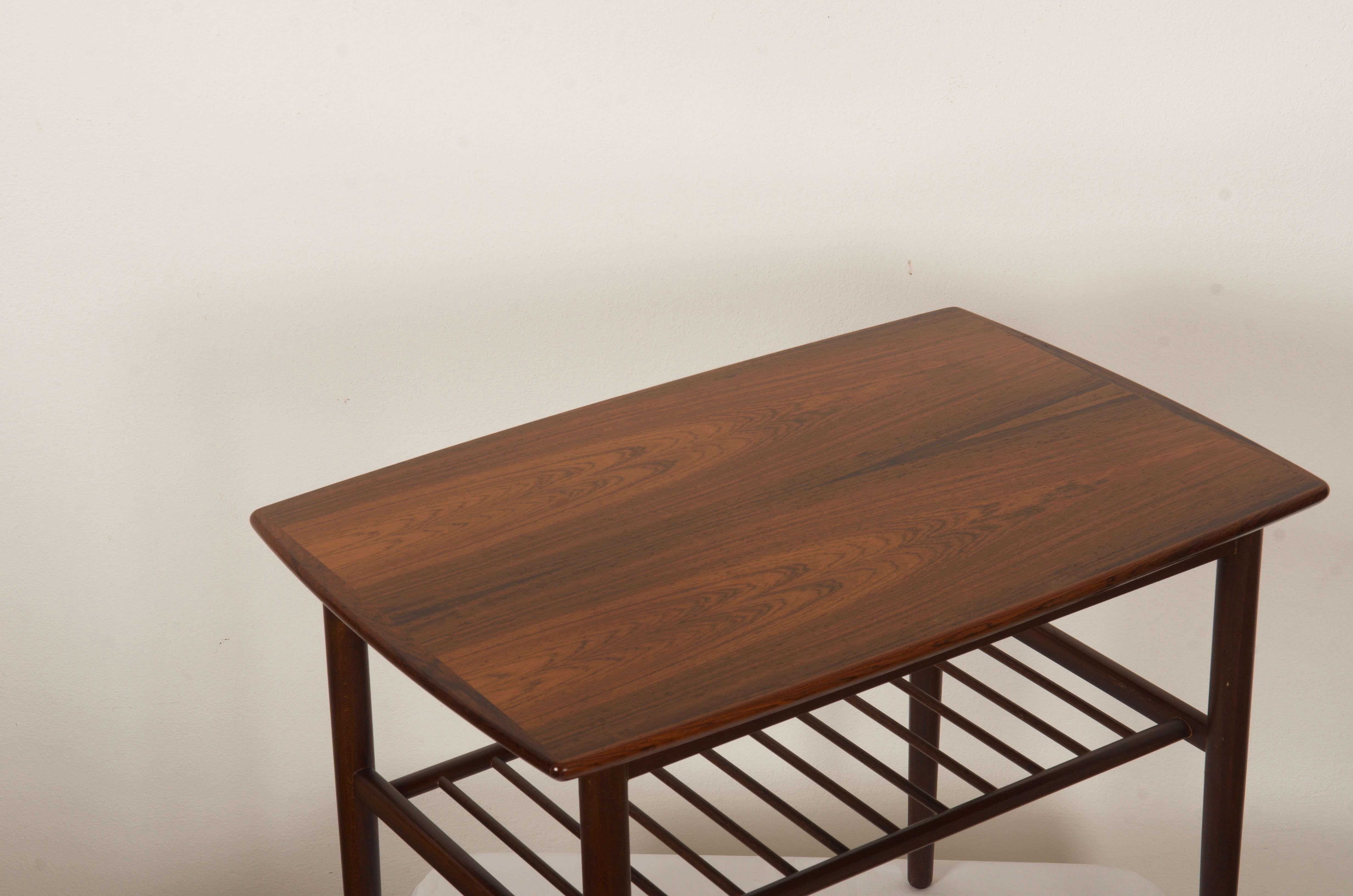 Mid-20th Century Danish Hardwood Side Table For Sale