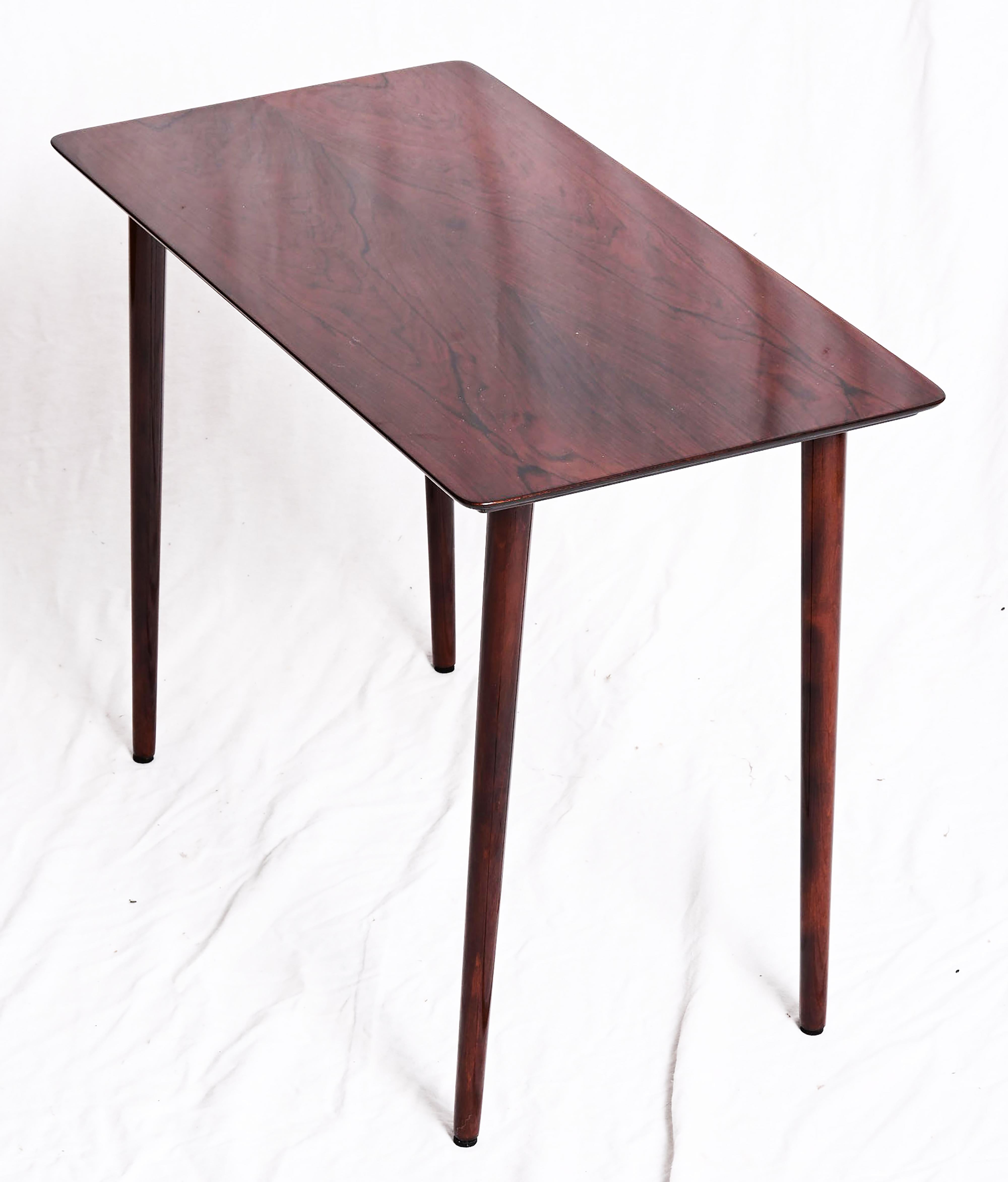 Scandinavo moderno Tavolino danese in legno duro firmato Trap Christensen in vendita