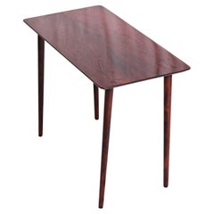 Danish Hardwood Side Table Signed Trap Christensen