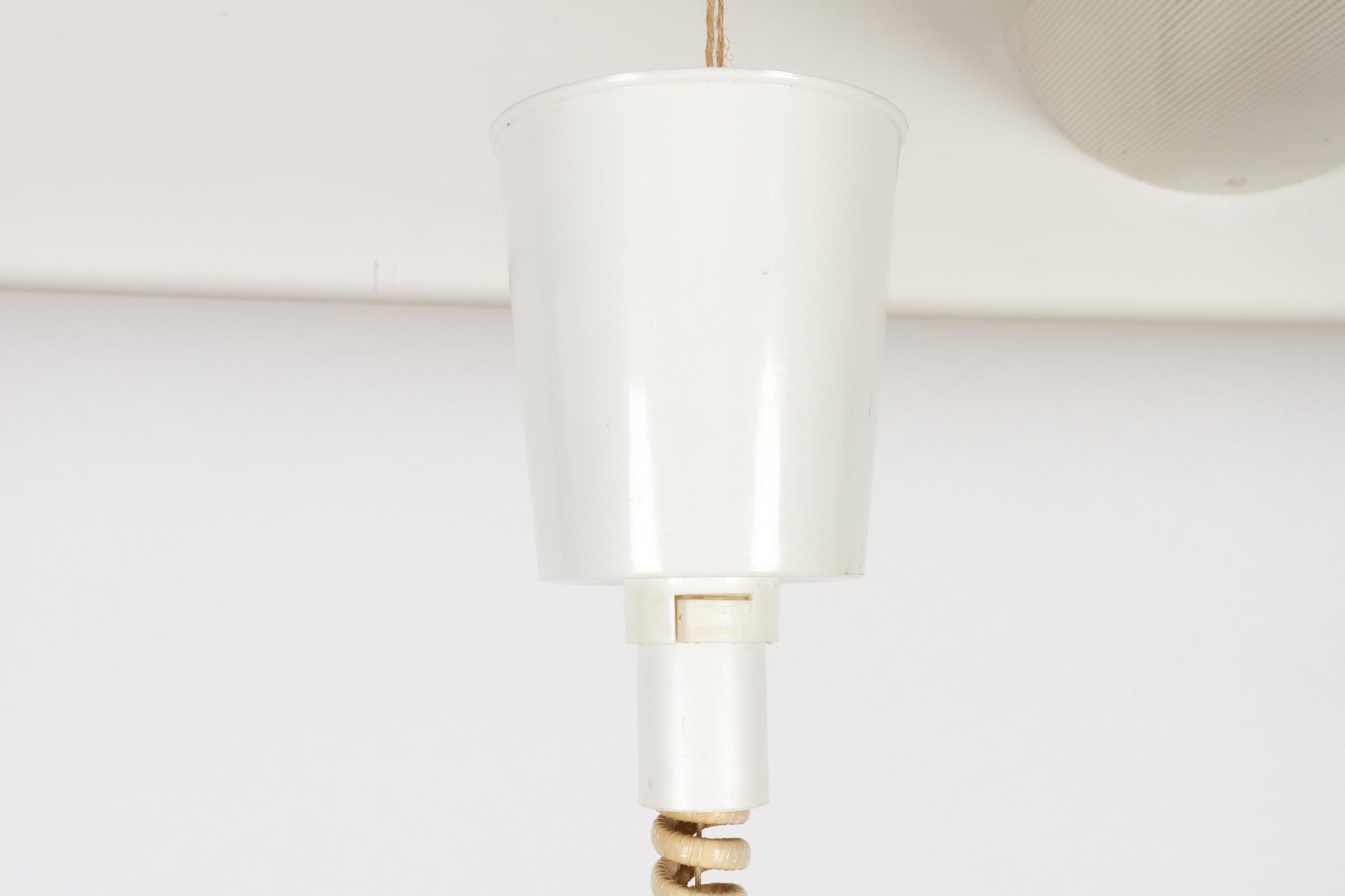 Danish Height Adjustable Ceiling Pendant by Form-Light, 1970s 1