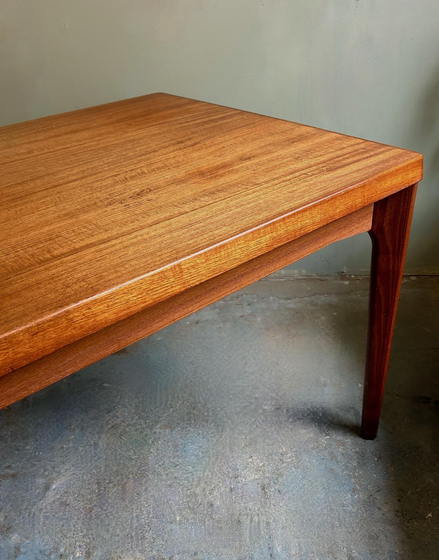 20th Century Danish Henning Kjærnulf for Vejle Møbelfabrik Teak Extending Dining Table 1960s For Sale