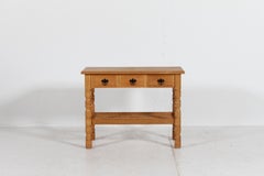 Danish Henning Kjærnulf Style Side- and Console Table of Oak 1970s