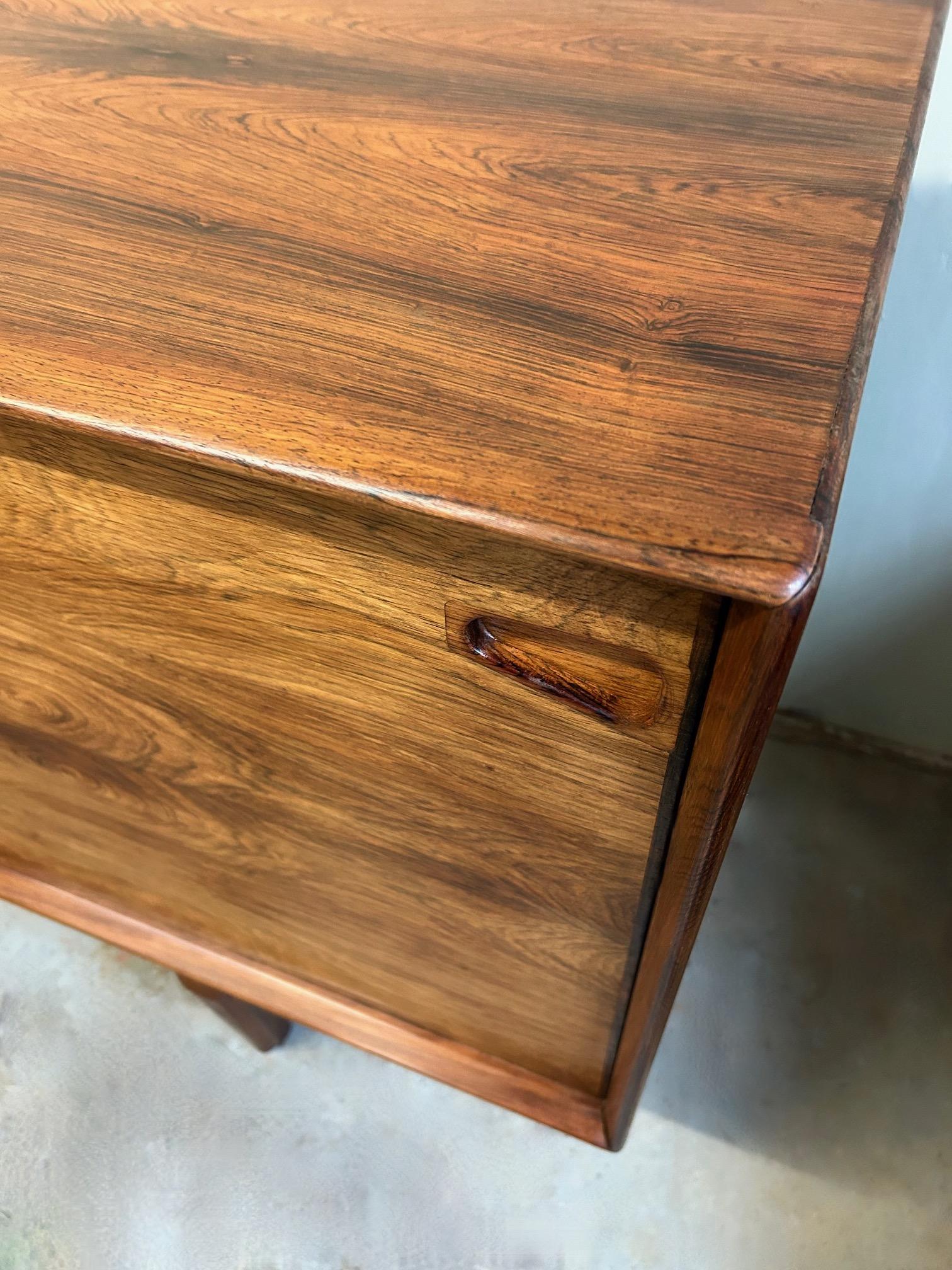 Danish Henry Rosengren Hansen for Skovby Rosewood Sideboard Credenza 1960s 10