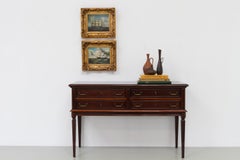 Danish Hepplewhite Mahogany Console Table by Farre Møbelfabrik, 1970s.