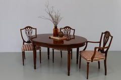 Dänische Hepplewhite-Esszimmerstühle aus Mahagoni von Farre Møbelfabrik, 1970er Jahre. Satz von 6.