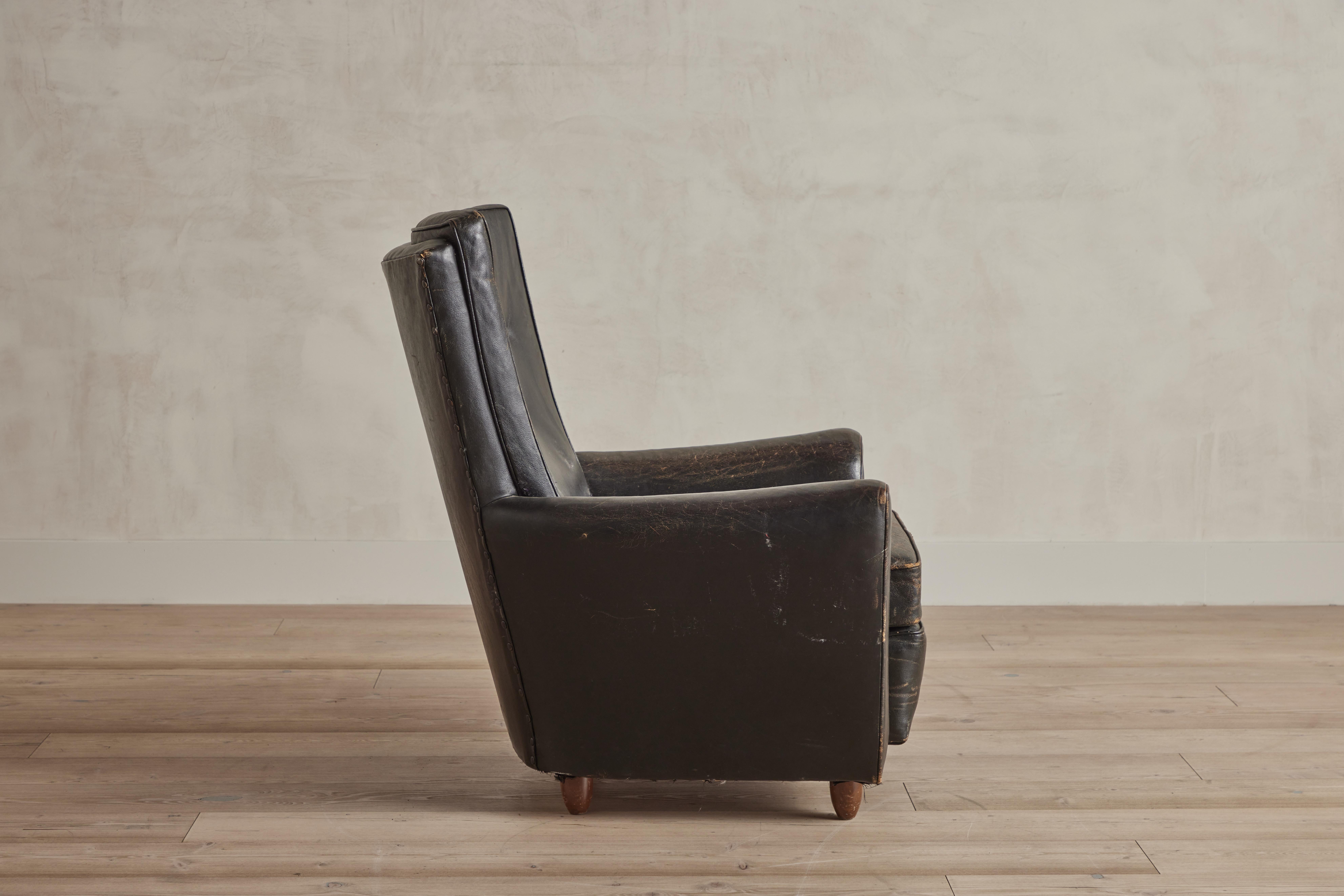 20th Century Danish High Back Chair