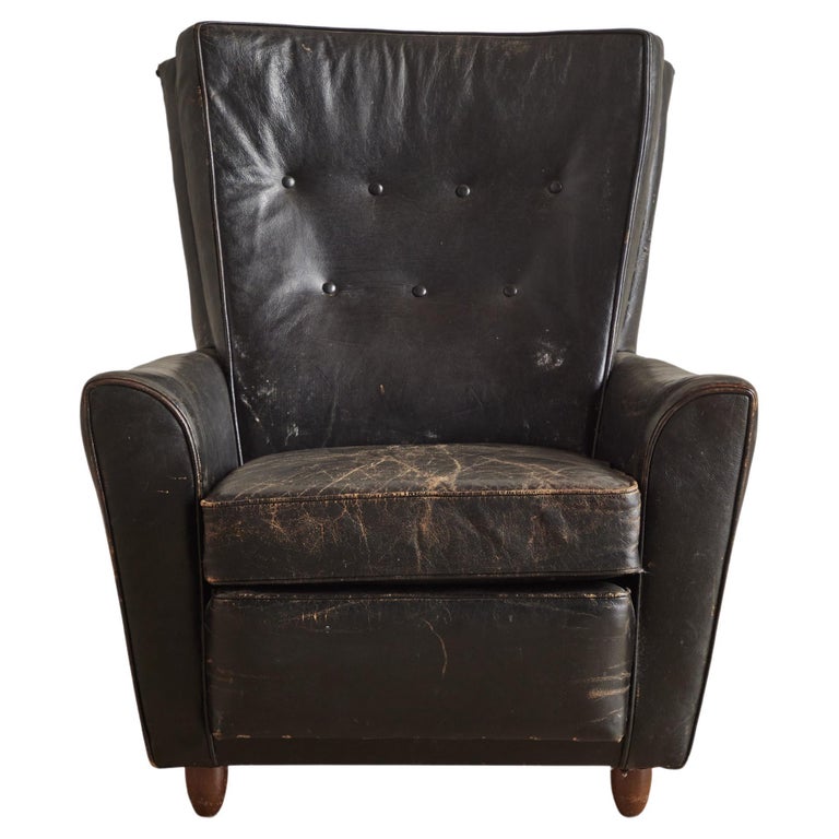 Danish High Back Chair For Sale at 1stDibs