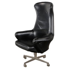 Danish, High-Back Executive Chair, 1960s