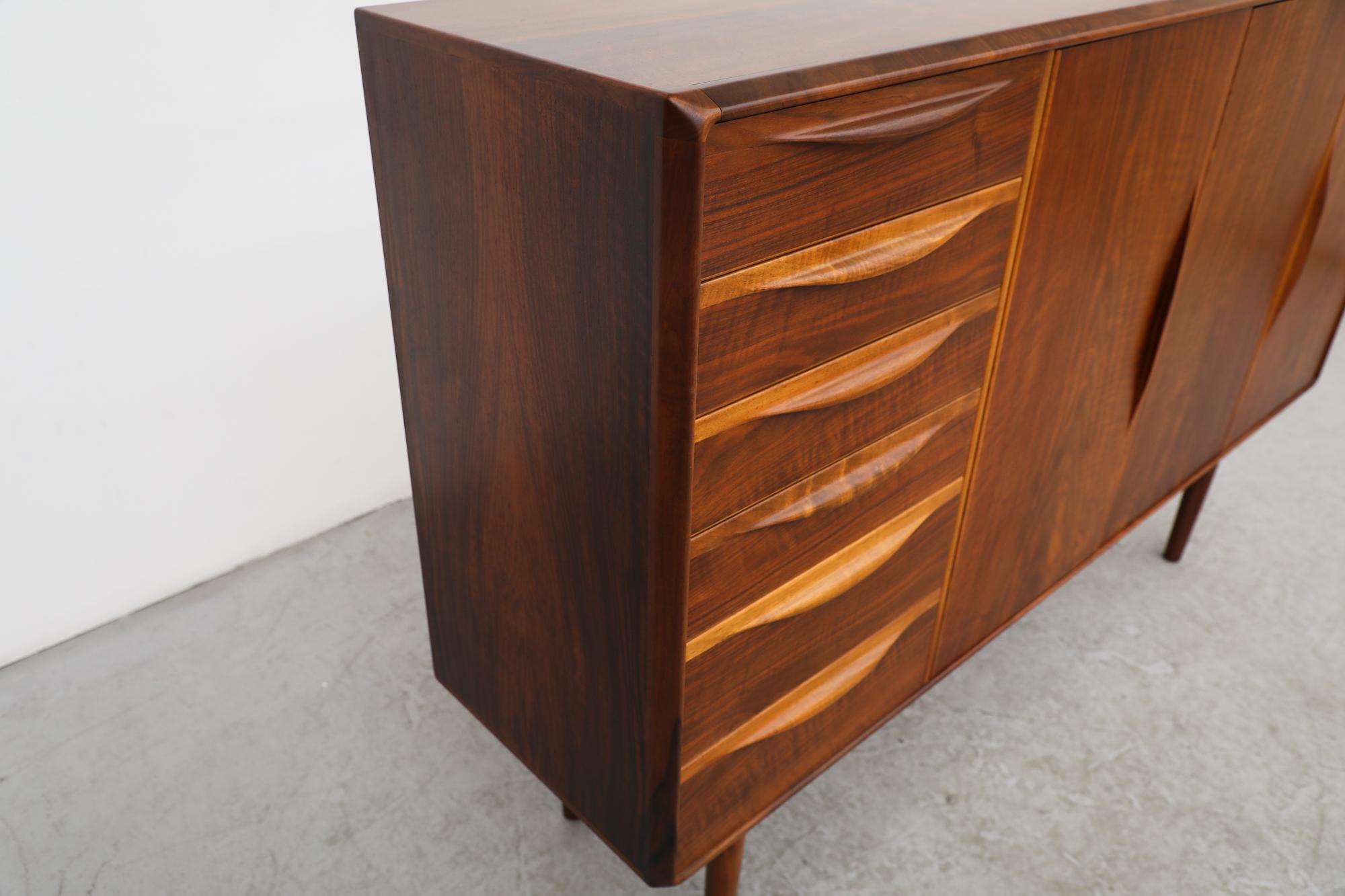 Danish Highboard by Henry Rosengren Hanssen for Brande Mobelindustrie, 1960's For Sale 4