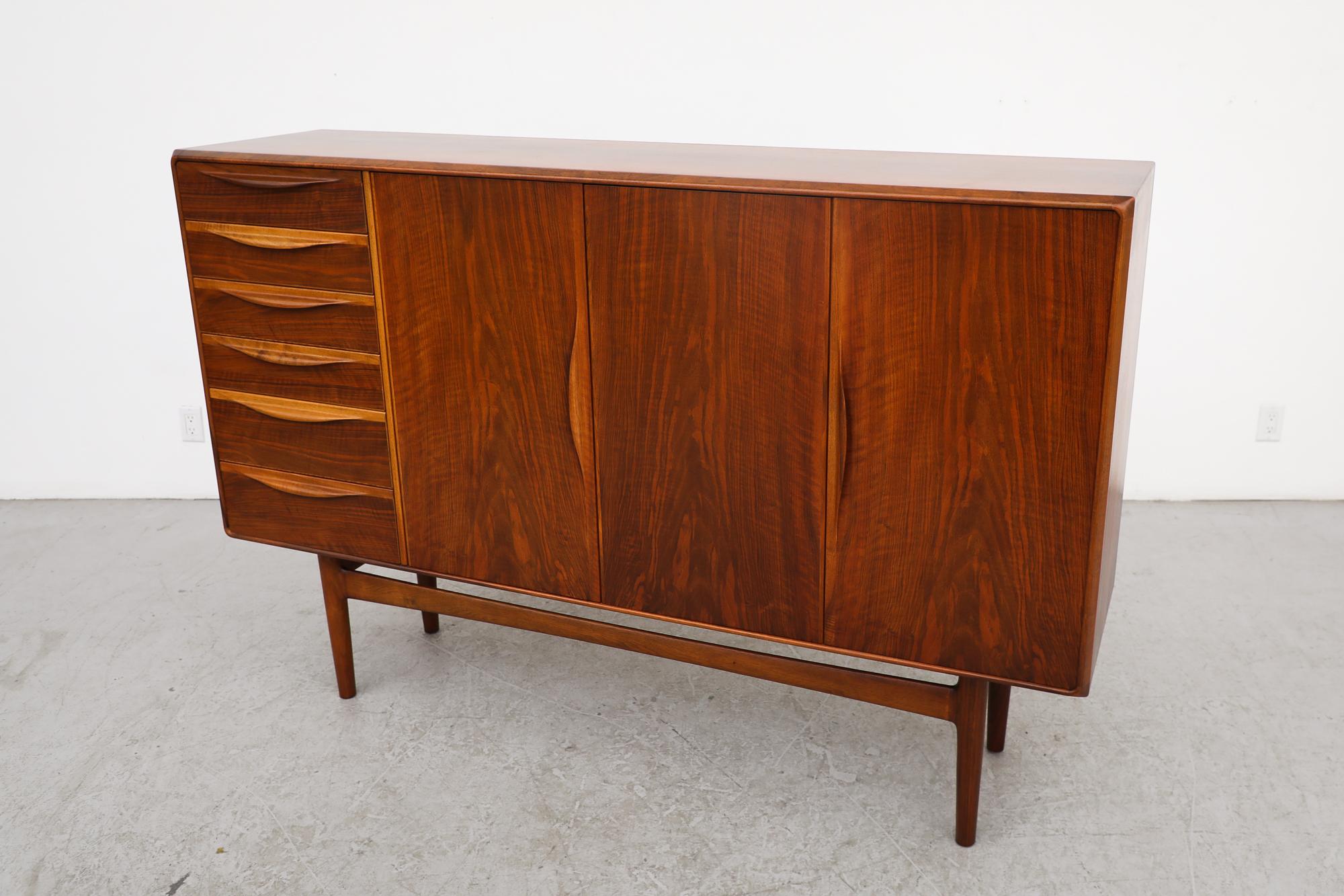 Danish Highboard by Henry Rosengren Hanssen for Brande Mobelindustrie, 1960's For Sale 2