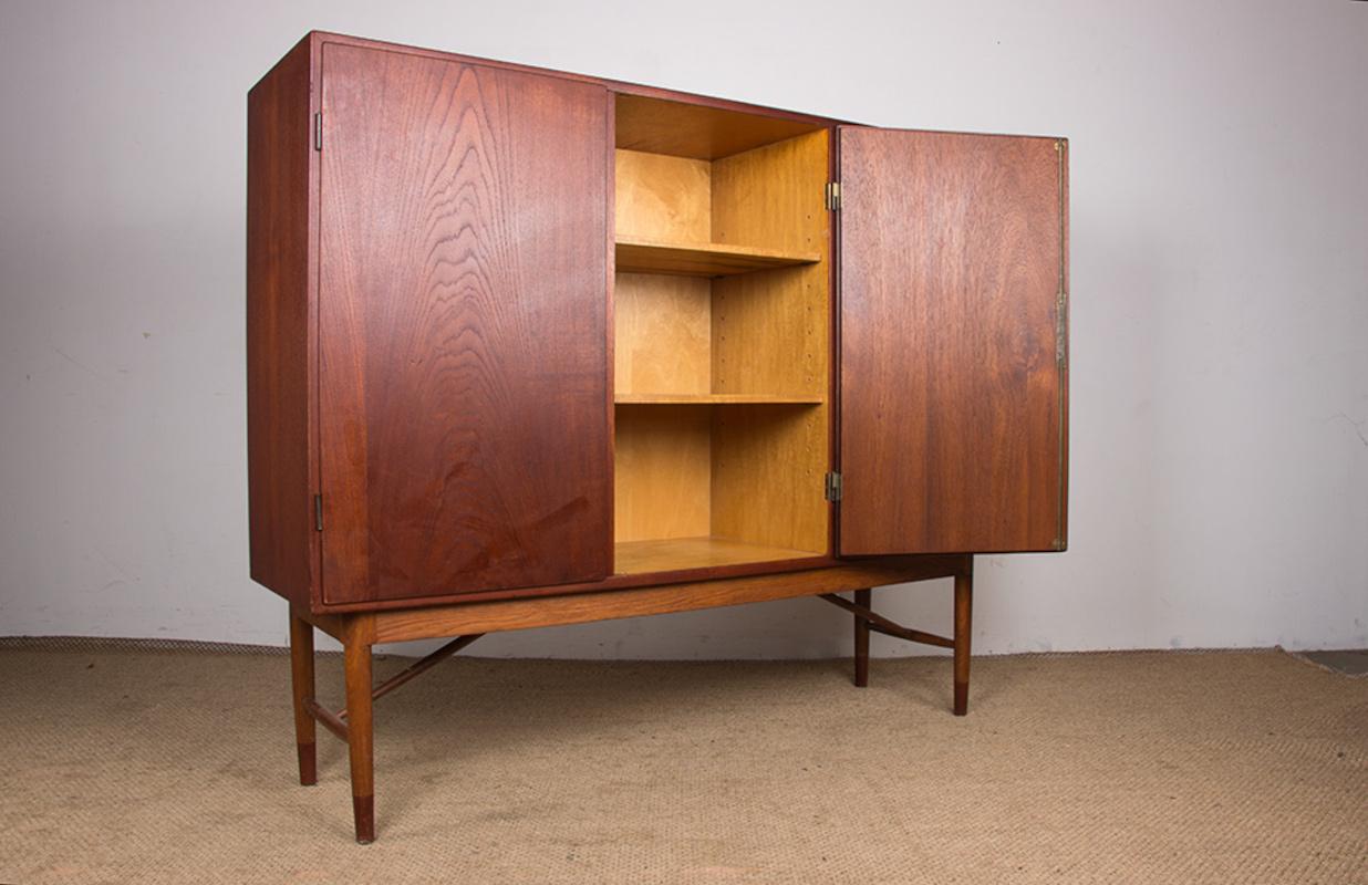 Tablero alto danés de teca y roble por Kurt Ostervig para Randers Mobelfabrik 1960. en venta 12