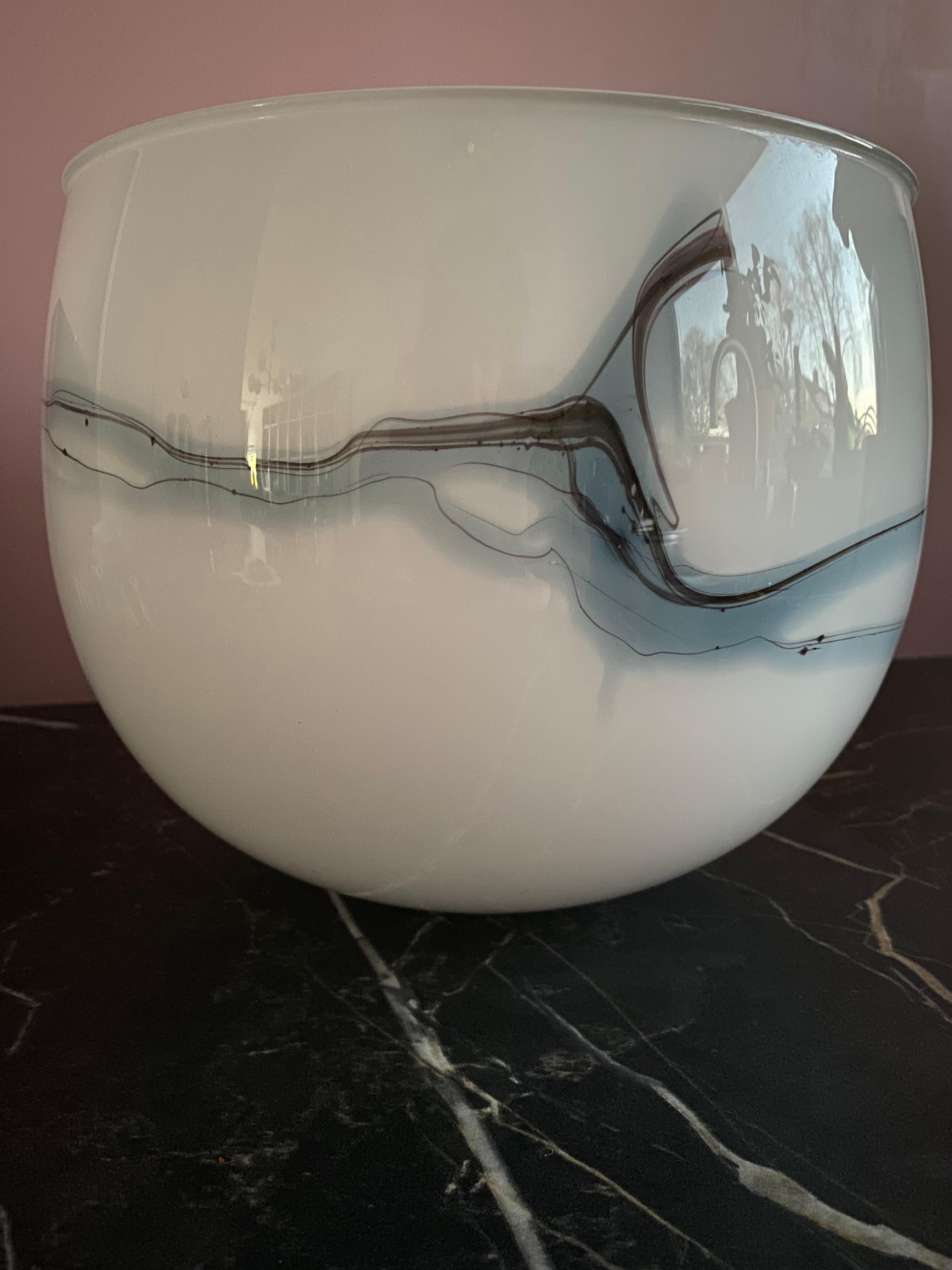 Vaso o ciotola in vetro danese Holmegaard In condizioni buone in vendita a Waddinxveen, ZH