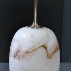 Danish Glass Table Lamp by Holmegaard, Scandinavian Modern, Circa 1960