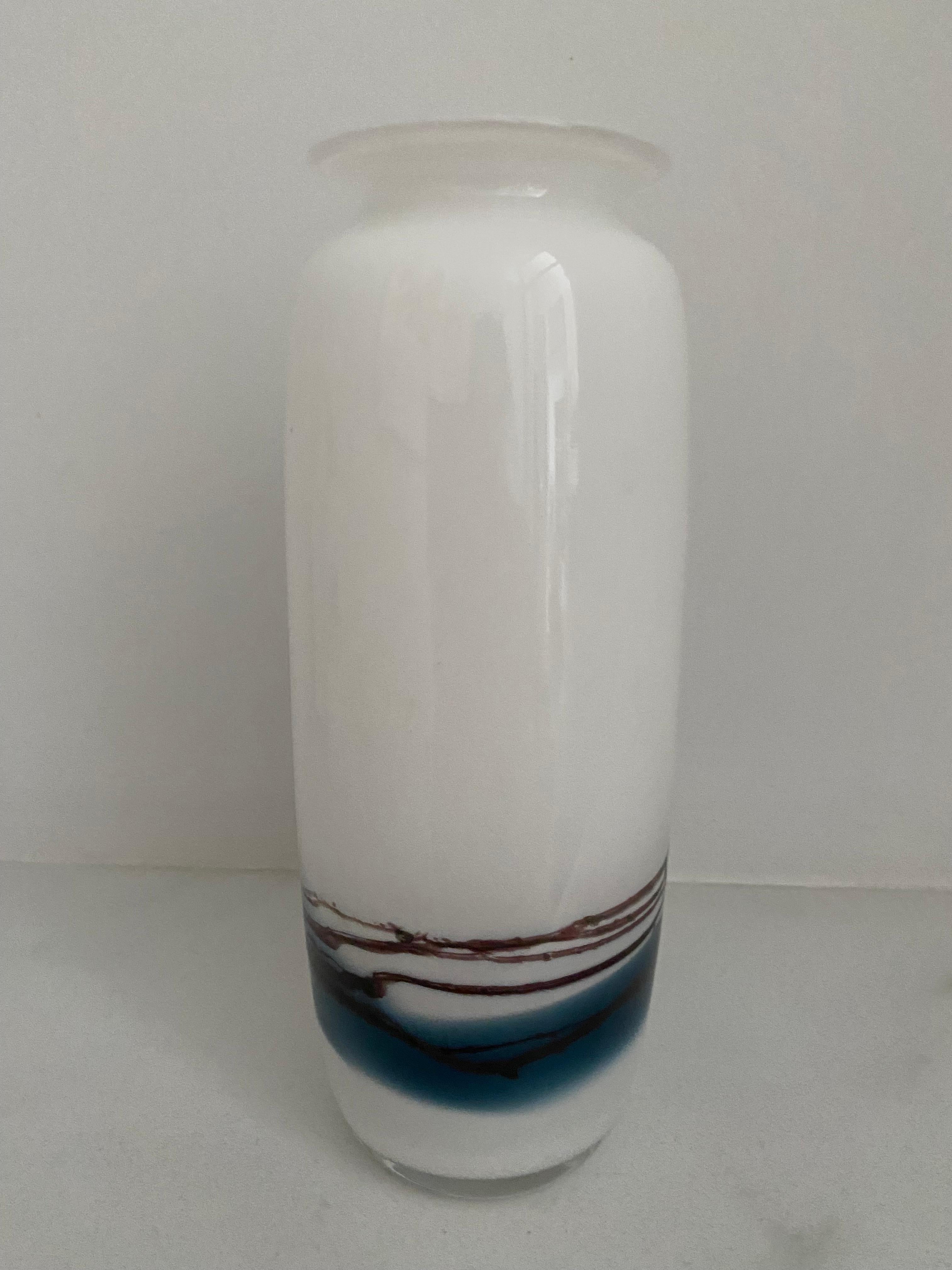 Danese Vaso in vetro danese Holmegaard di Michael Bang in vendita