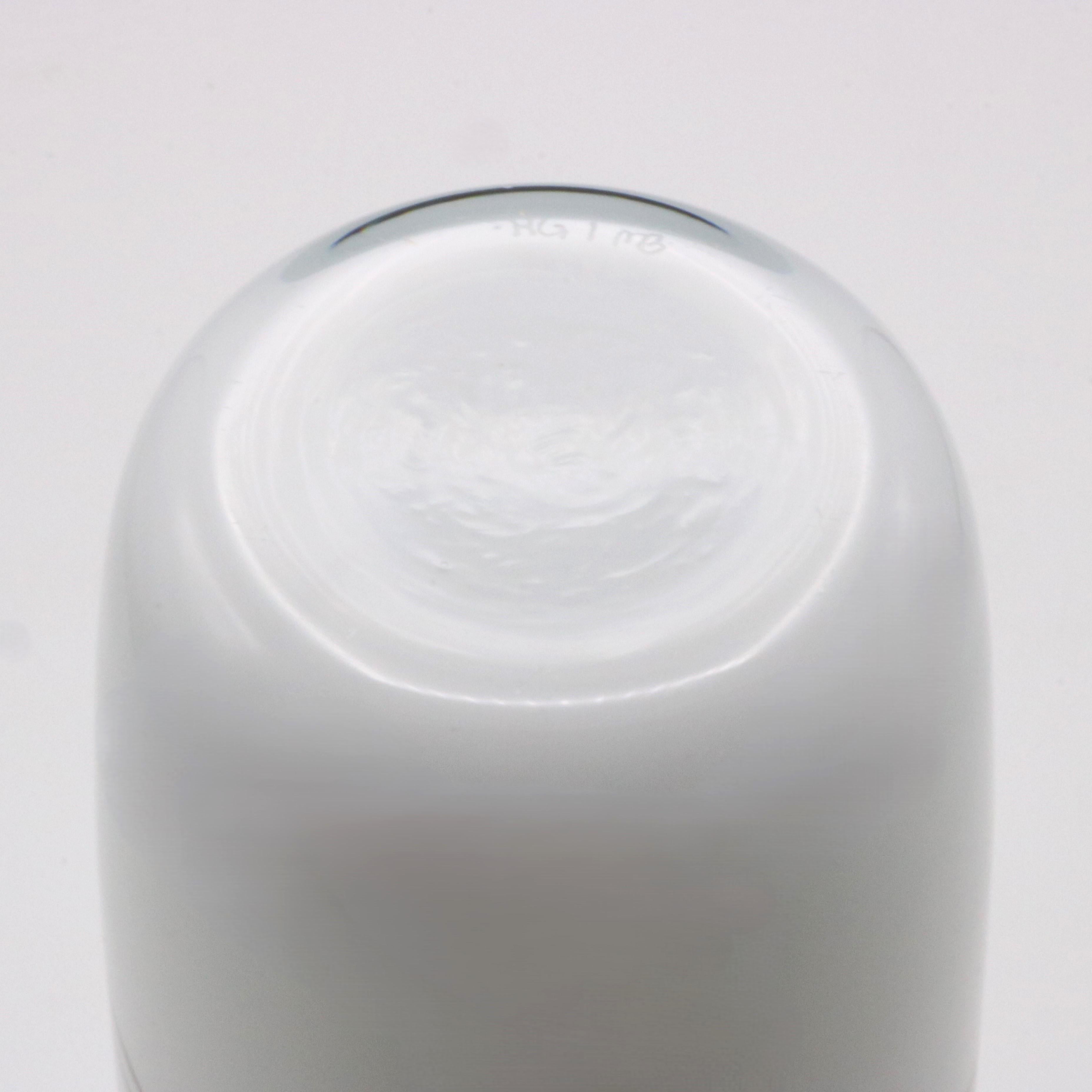 Vetro Vaso danese in vetro Holmegaard Michael Bang Danimarca 1970 in vendita