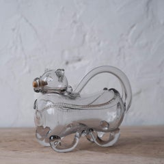 Danish Holmegaard Glassworks Fyldehund Dog Decanter