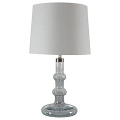 Danish Holmegaard Mandarin Table Lamp by Hsin-Lung Lin with New Shade, 1980