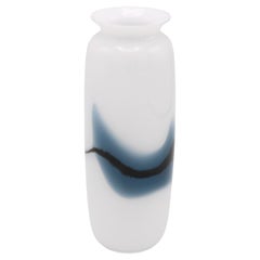 Vintage Danish Holmegaard Michael Bang Glass Vase Denmark 1970