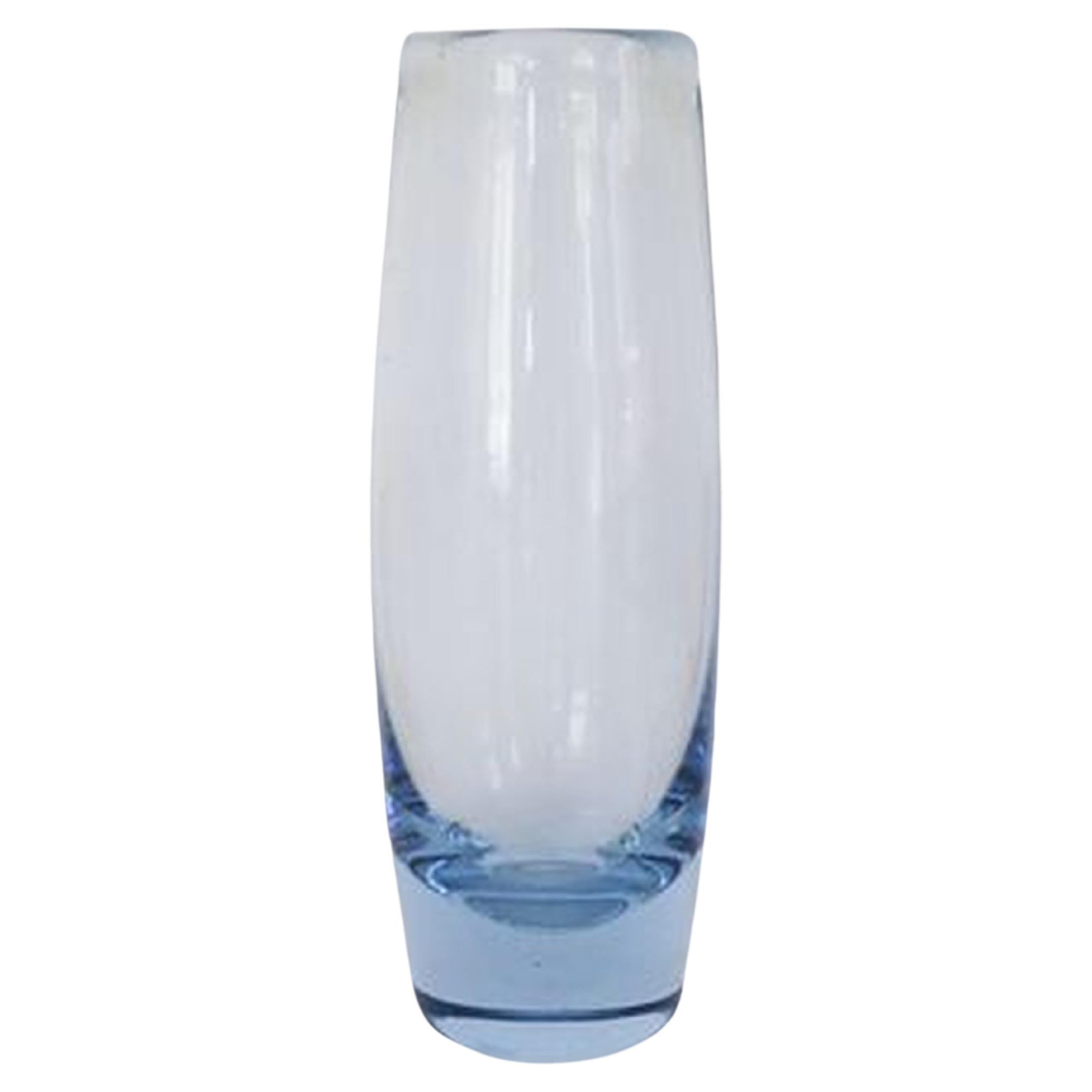 Mid-Century Modernist blue glass Vase by Per Lütken