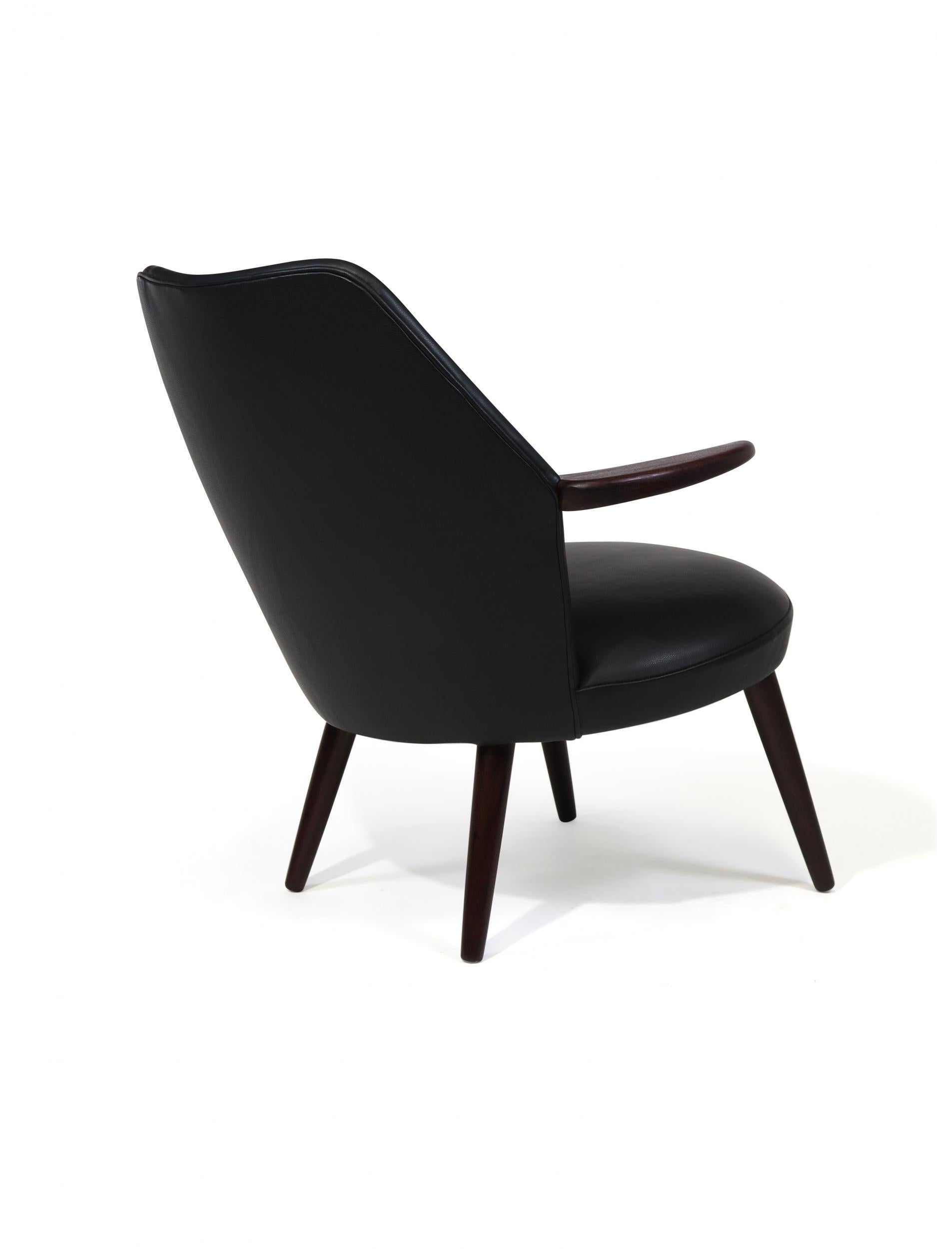 Scandinavian Modern Danish Horn Lounge Chairs