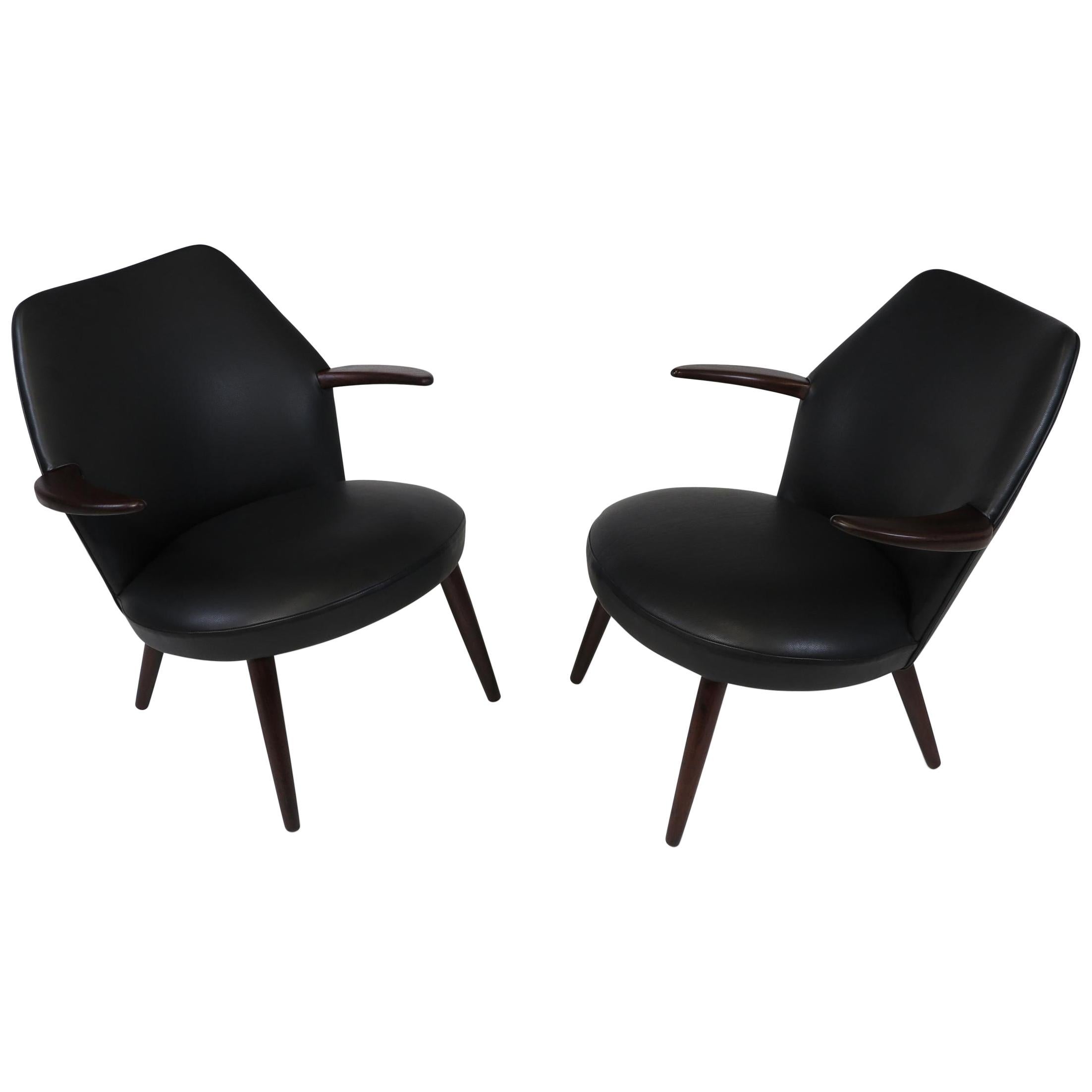 Danish Horn Lounge Chairs