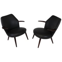Danish Horn Lounge Chairs