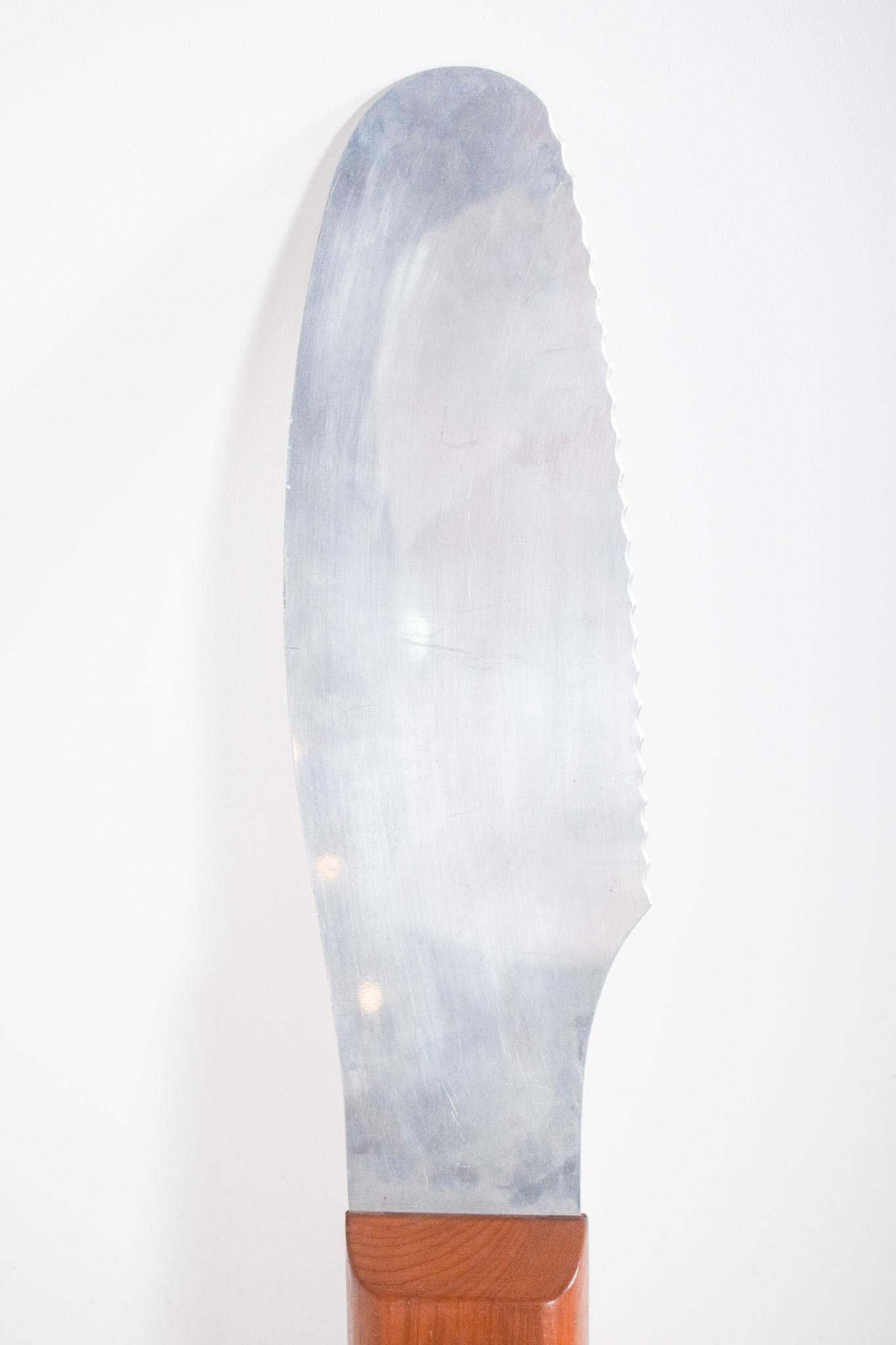 Dänisches, riesiges dänisches Messer mit Holzgriff (Ende des 20. Jahrhunderts) im Angebot