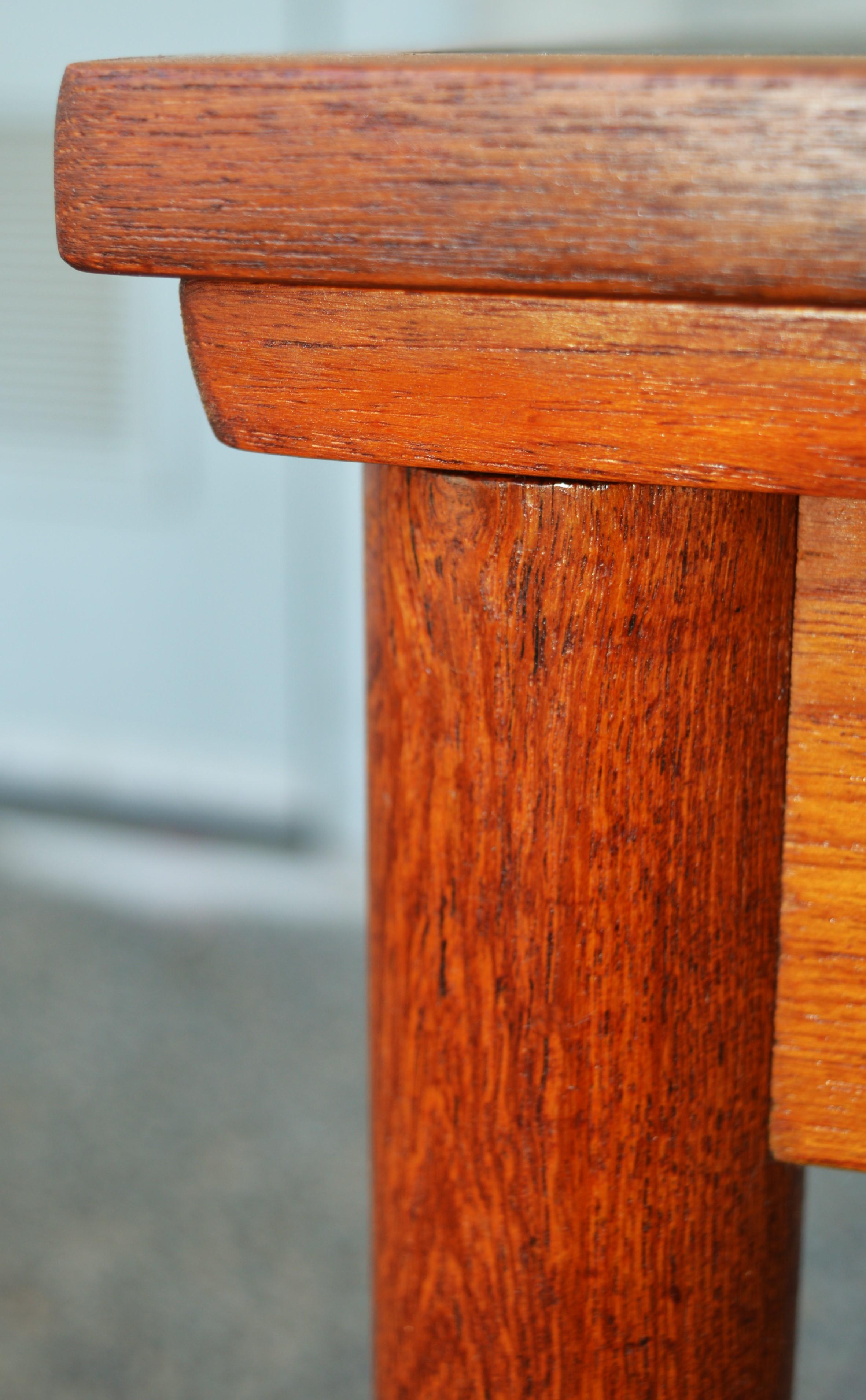 Danish Hundivad & Co. Teak Flip Top Draw Leaf Card Table / Dining Table 4