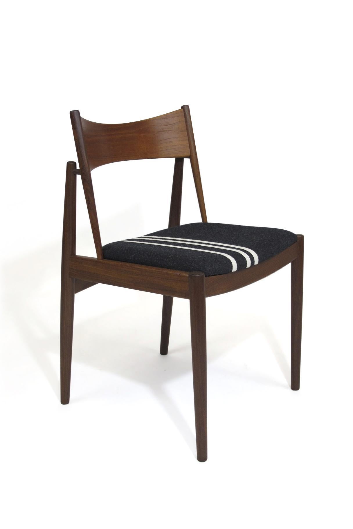 Mid-Century Modern Danish H.W Klein Teak Dining Chairs, Set of Four