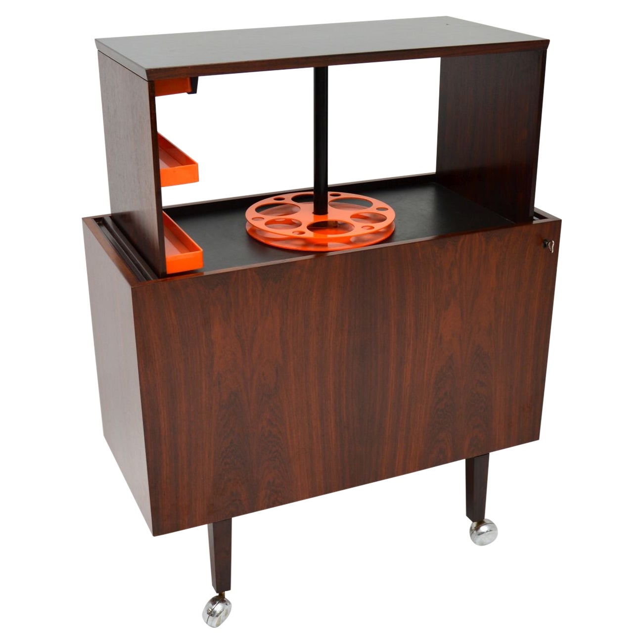 Danish Hydraulic Drinks Cabinet by Kai Kristiansen