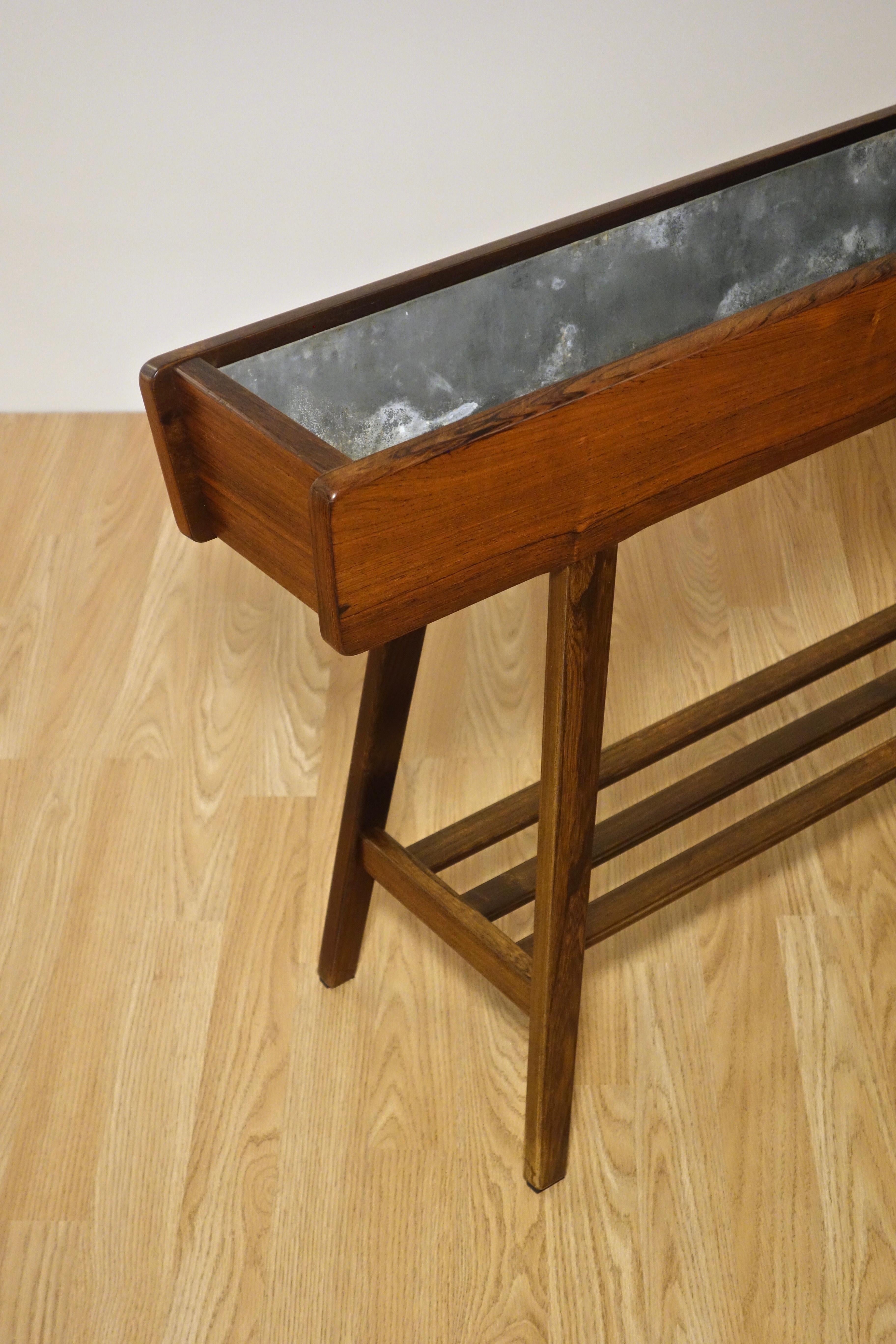 Scandinavian Modern Danish Indoor Planter Rosewood by Brdr Dalsaargd for Illum Bolighus 1960s For Sale