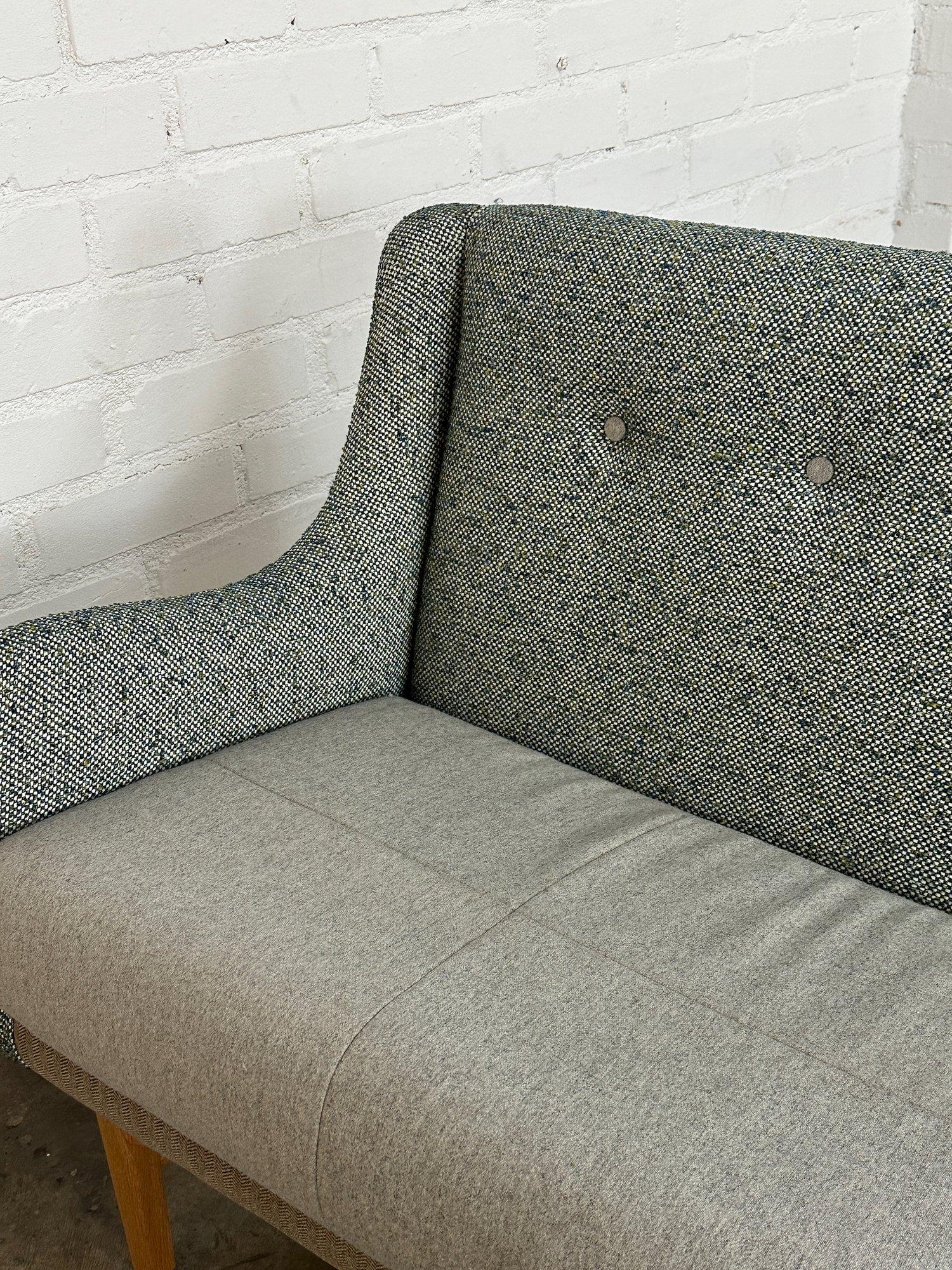 Danish Inspired Custom Compact Sofa For Sale 1