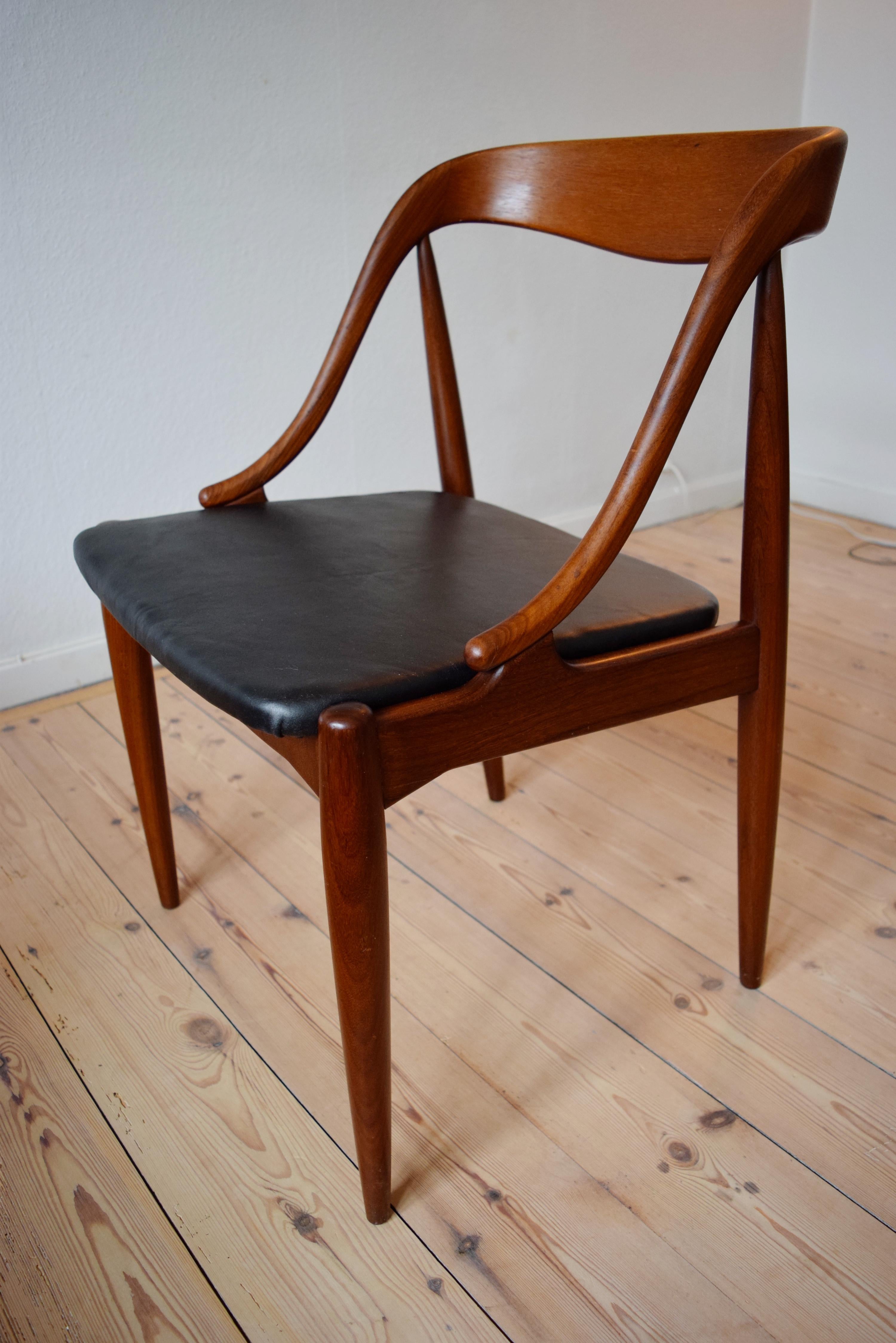 Danish Johannes Andersen Teak Dining Chairs, 1960s 5