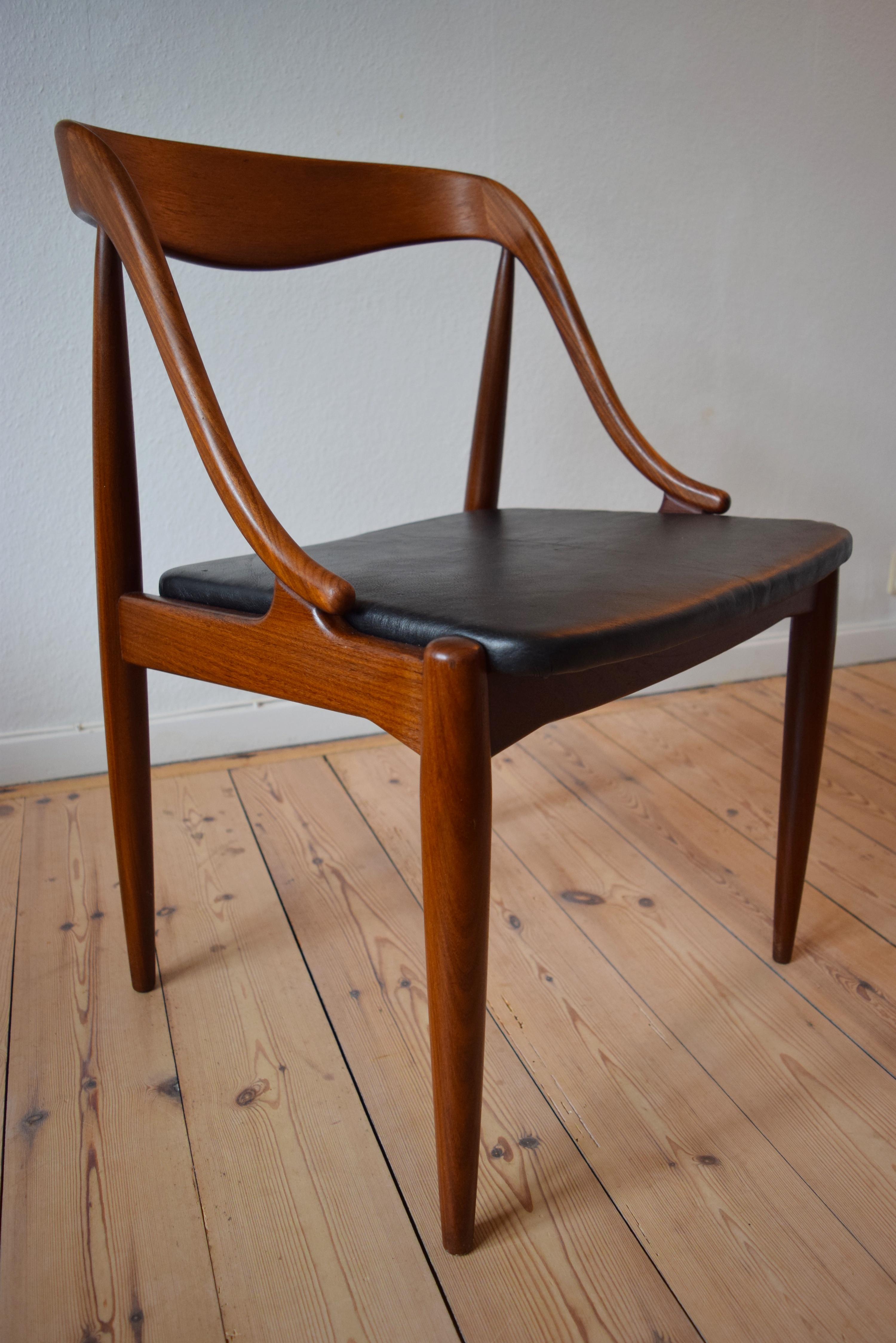 Danish Johannes Andersen Teak Dining Chairs, 1960s 1