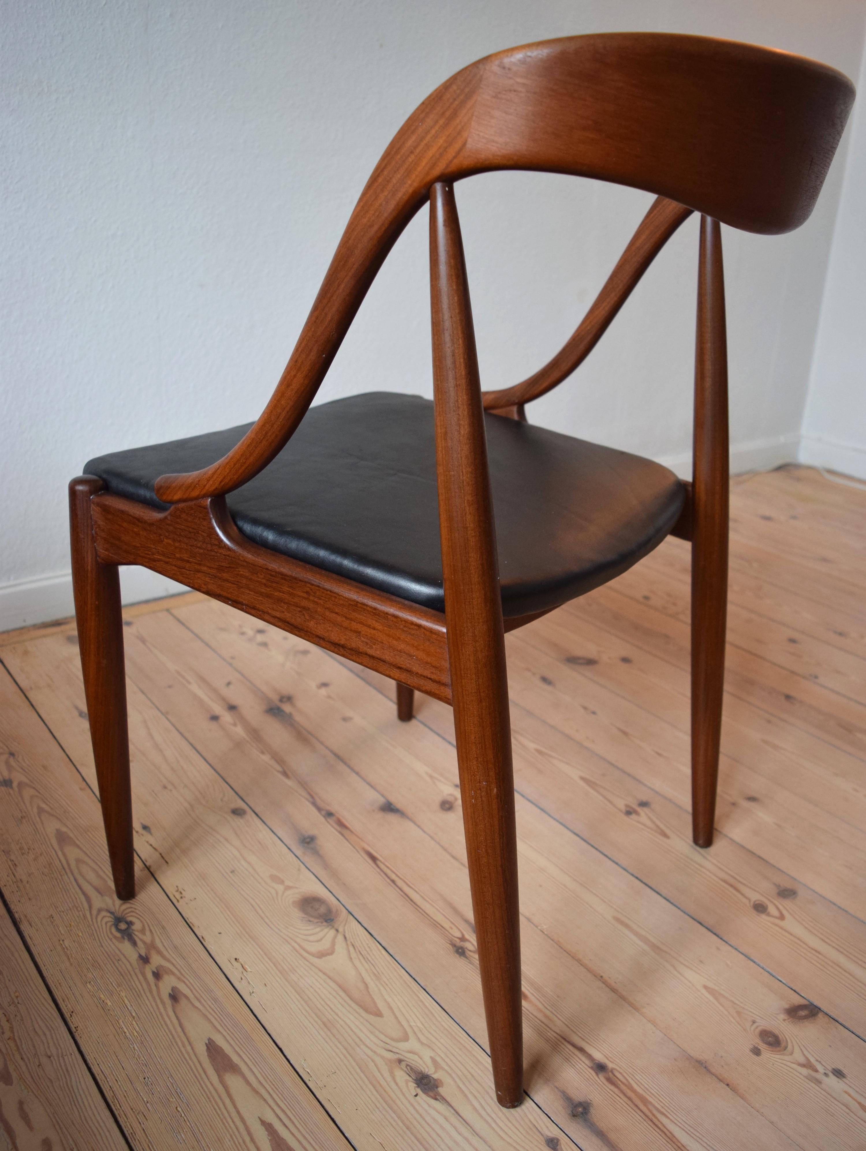 Danish Johannes Andersen Teak Dining Chairs, 1960s 3