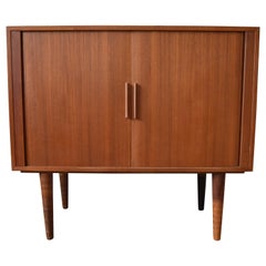 Used Danish Kai Kristiansen Teak Record Cabinet from FM Møbler, 1960s