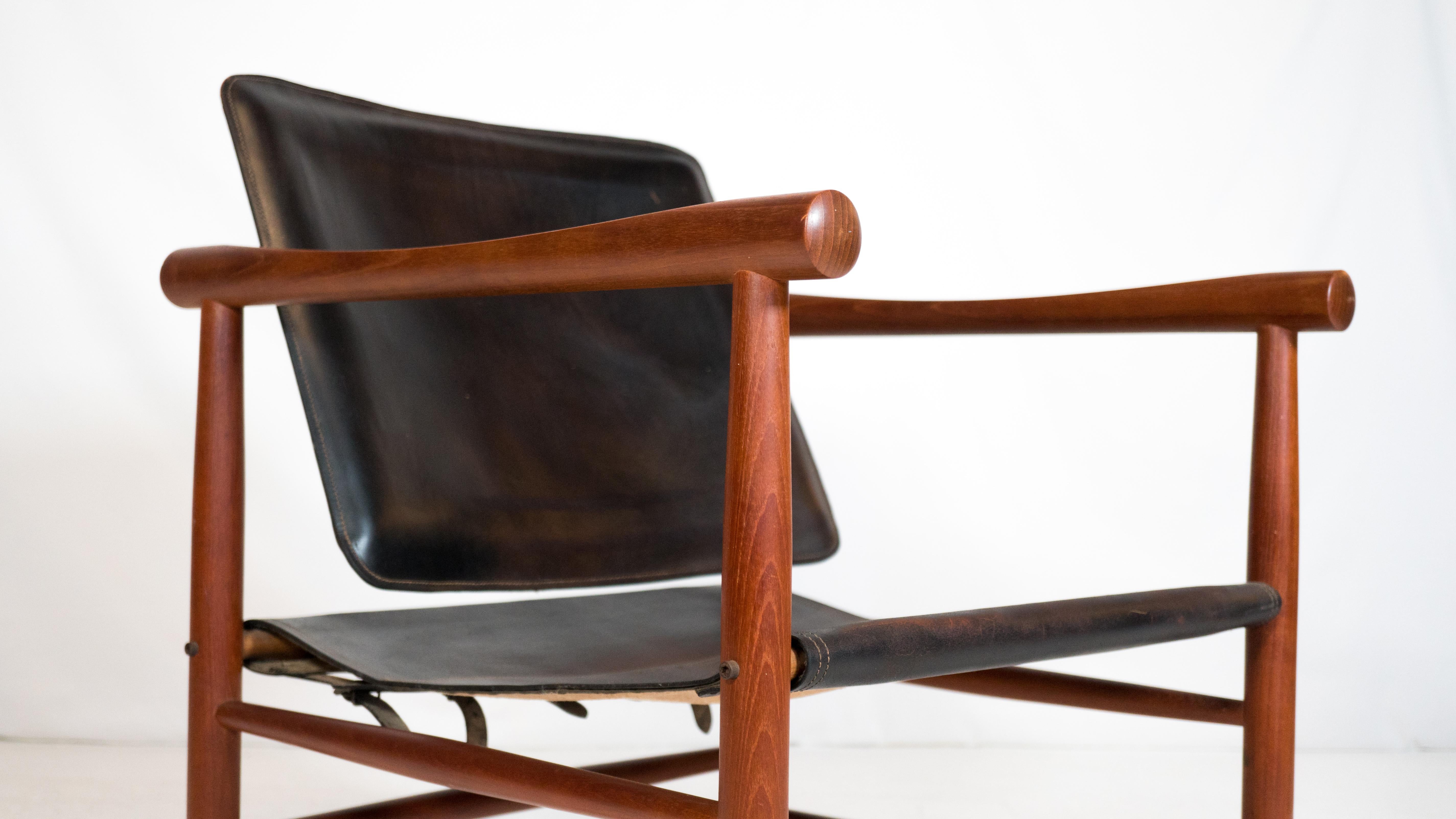Mid-Century Modern Danish Kai Lyngfeldt Larsen 'Model 506' Chair by Søborg Møbler For Sale