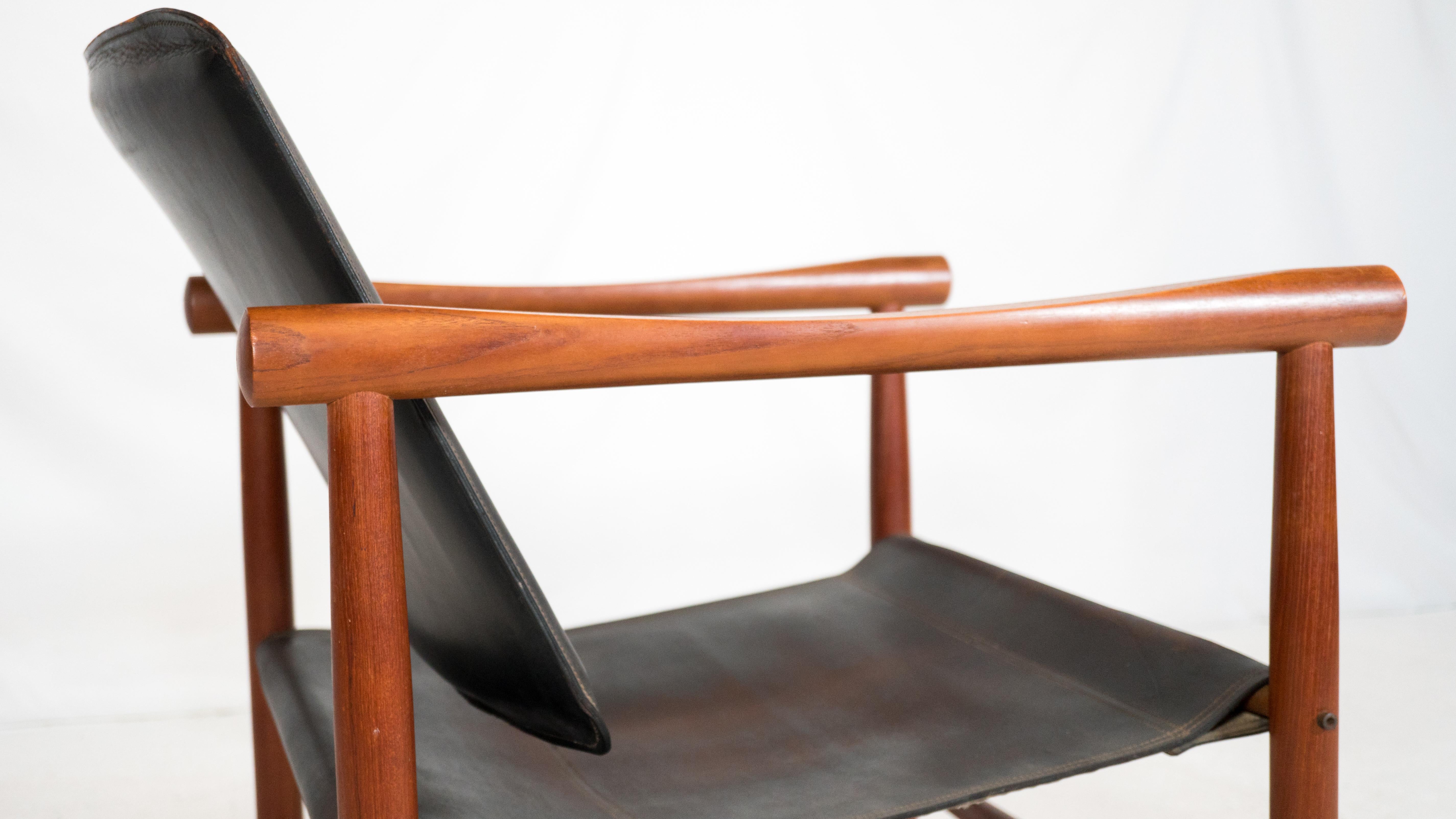 Mid-20th Century Danish Kai Lyngfeldt Larsen 'Model 506' Chair by Søborg Møbler For Sale